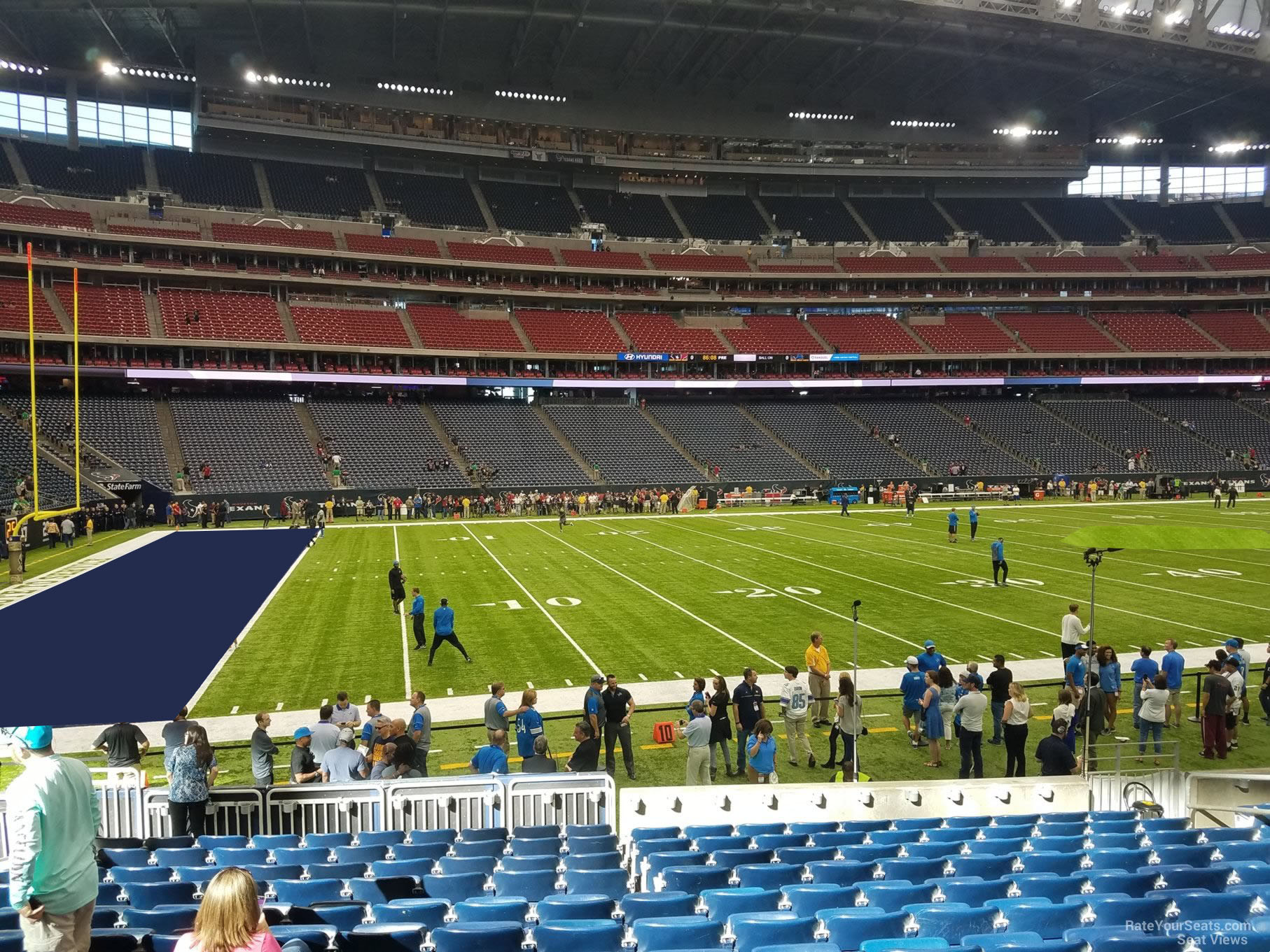 Section 130 at NRG Stadium - RateYourSeats.com