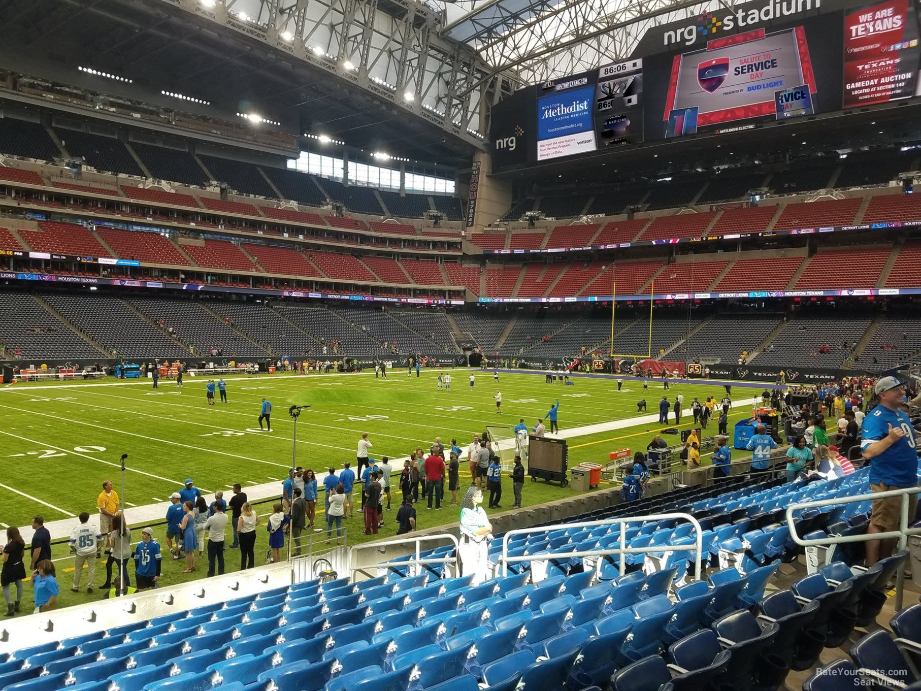 Reliant Stadium Seating Map Rows Elcho Table