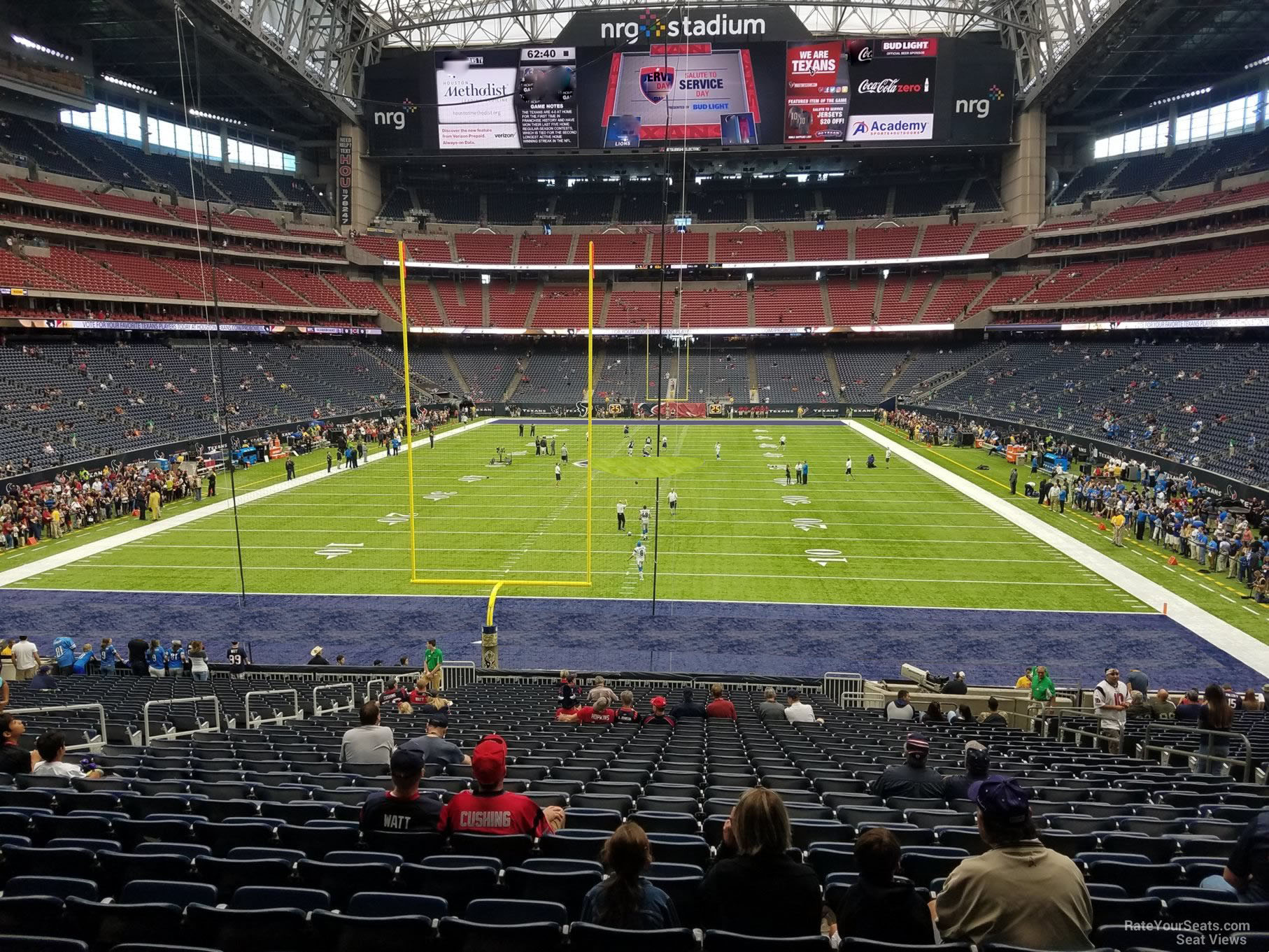 NRG Stadium, section 136, home of Houston Texans, page 1