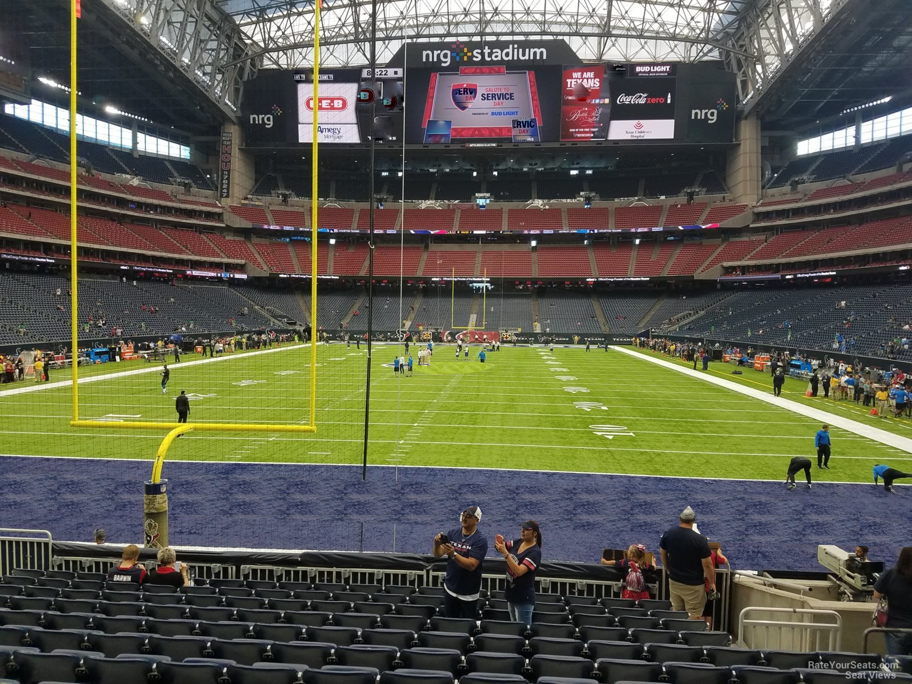 NRG Stadium, section 136, home of Houston Texans, page 1