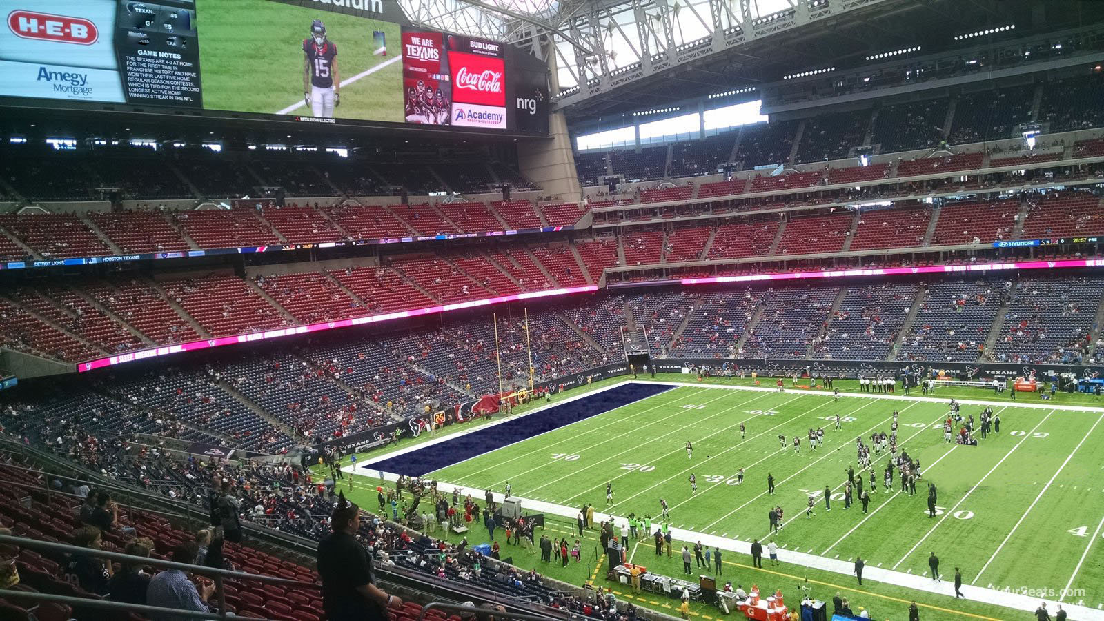 Section 308 at NRG Stadium 