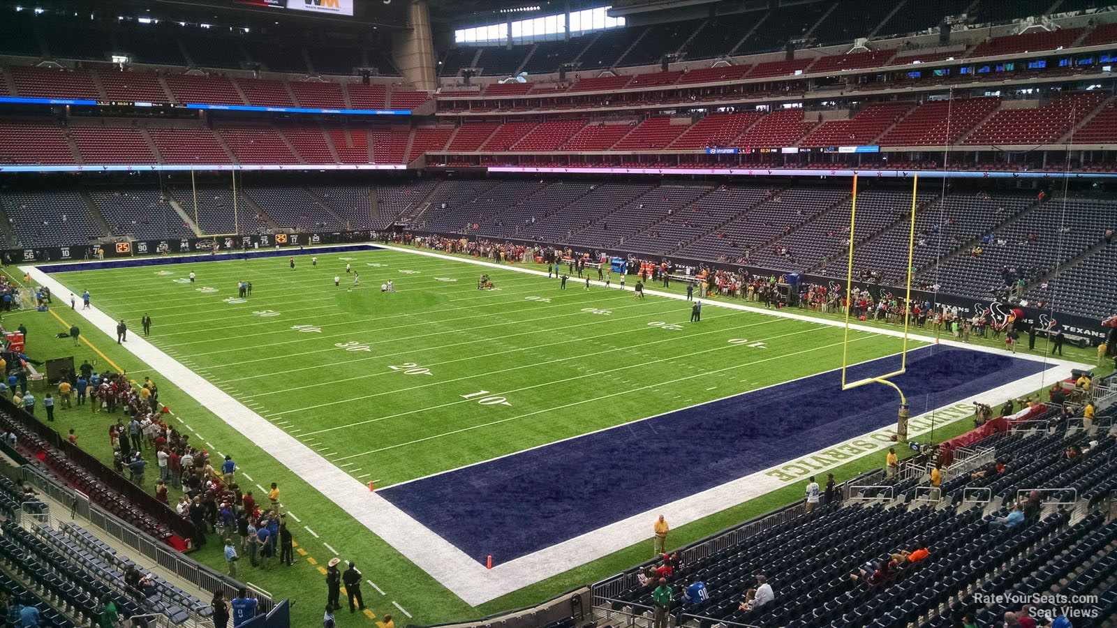 section 328, row a seat view  for football - nrg stadium