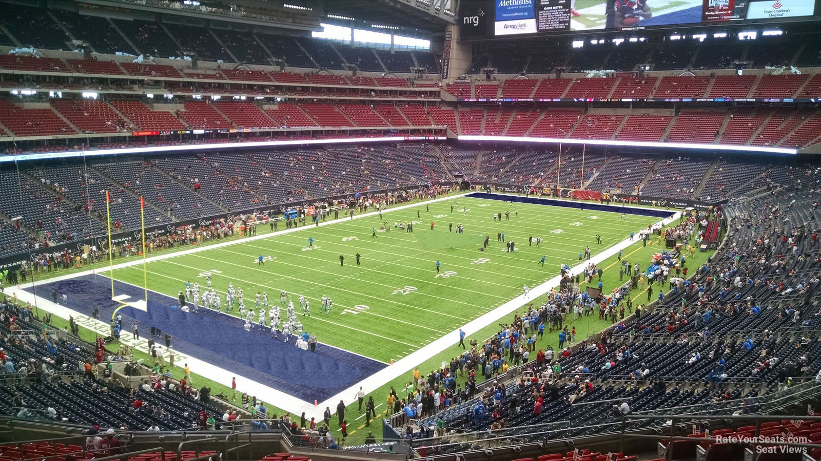 Mezzanine: 2nd Level (Section 300), Houston Texans v New England Patriots, 10 Oct 2021, NRG Stadium