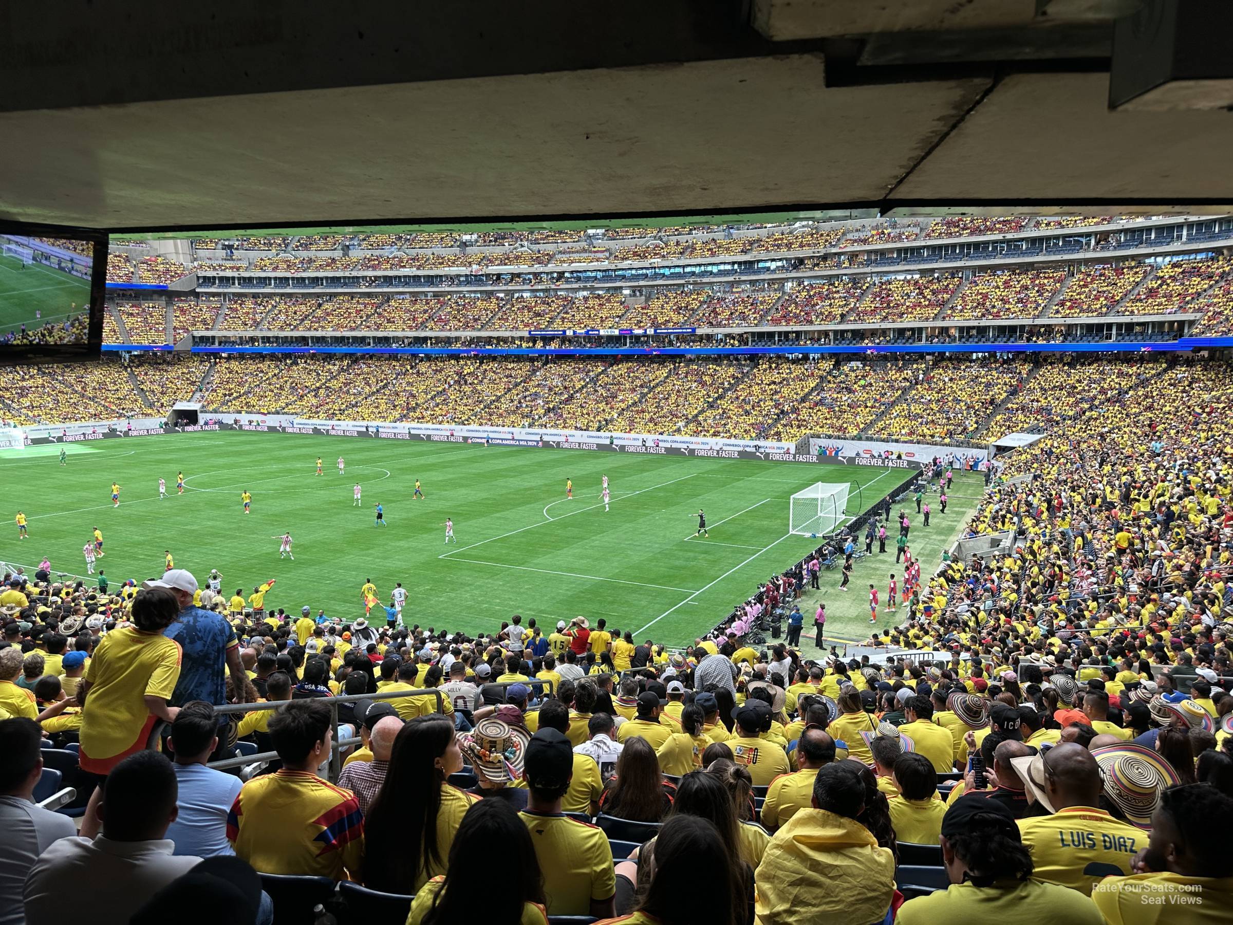 section 101, row jj seat view  for soccer - nrg stadium