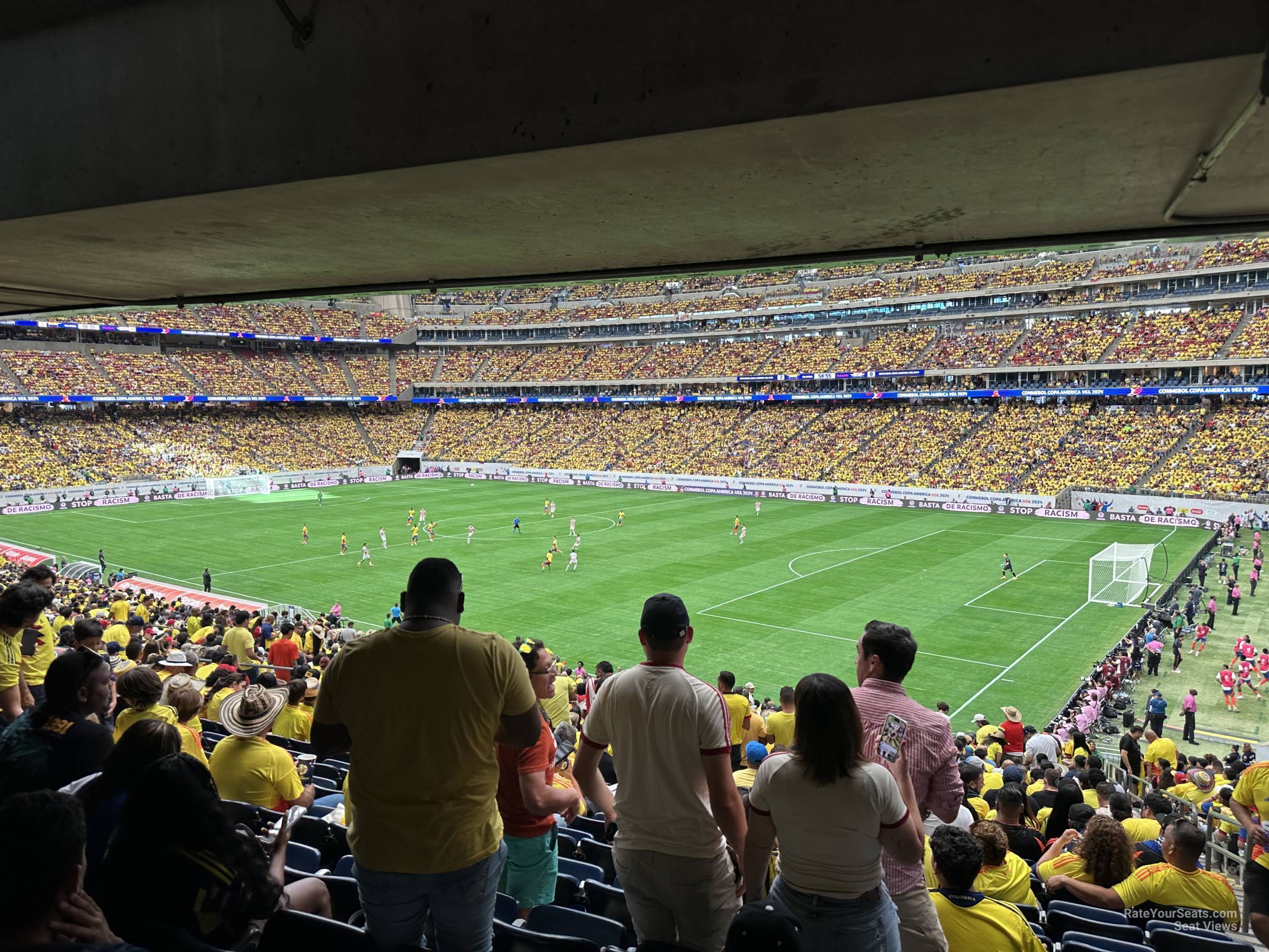 section 102, row jj seat view  for soccer - nrg stadium