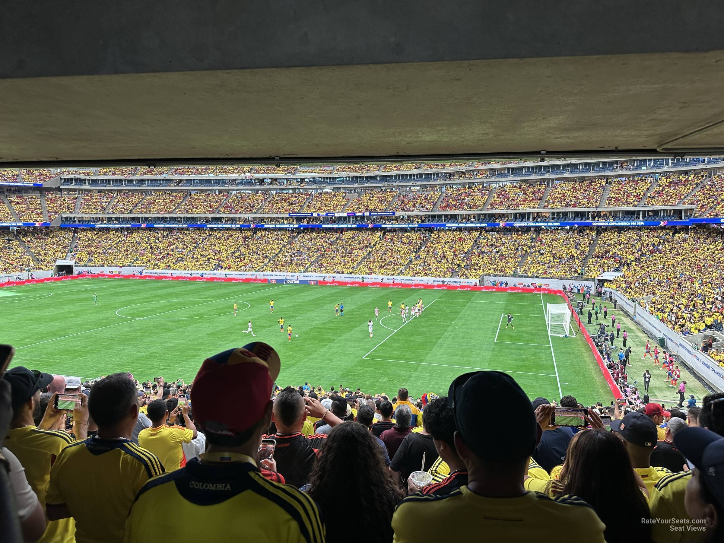 section 103, row jj seat view  for soccer - nrg stadium