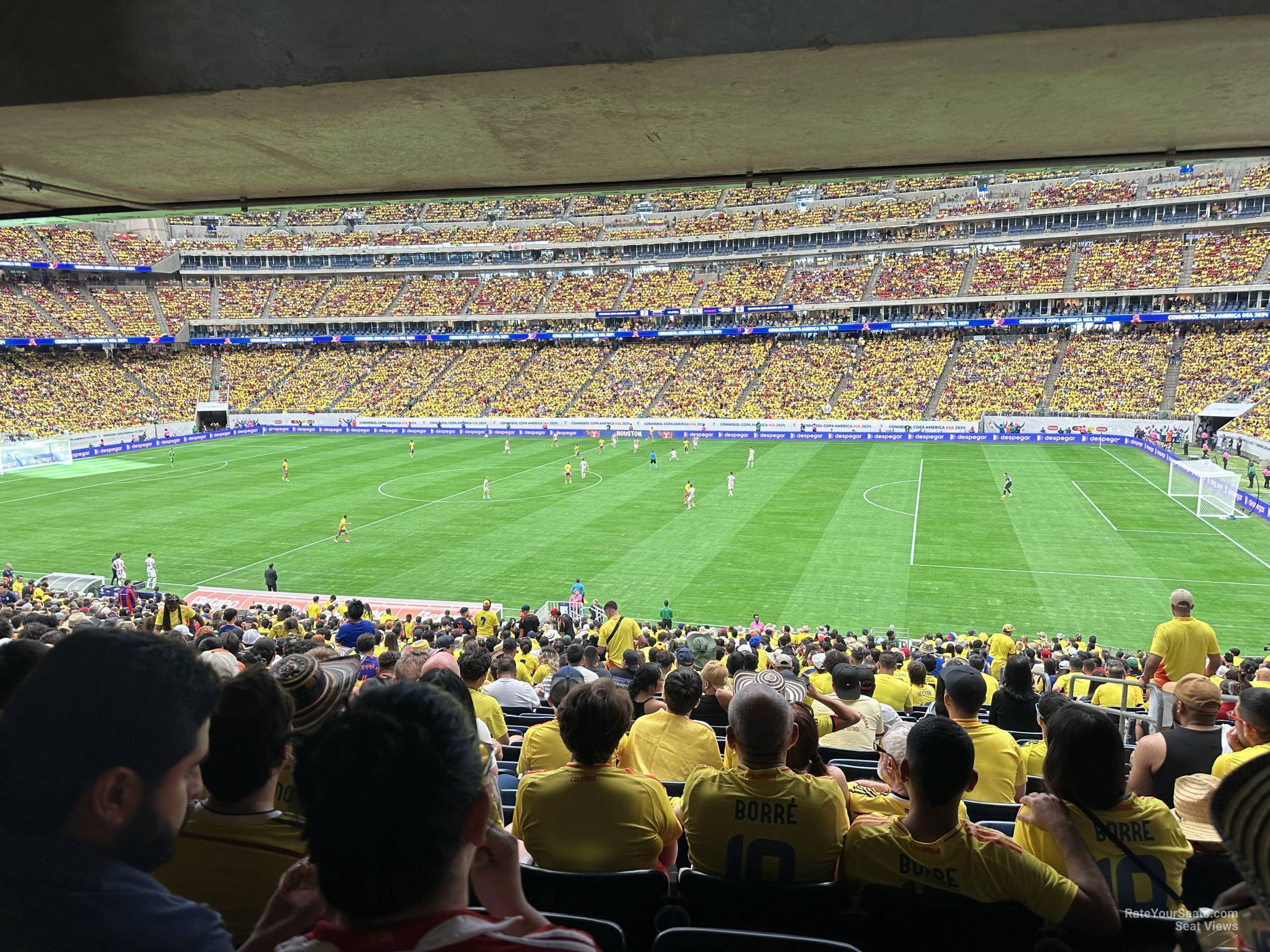 section 104, row jj seat view  for soccer - nrg stadium