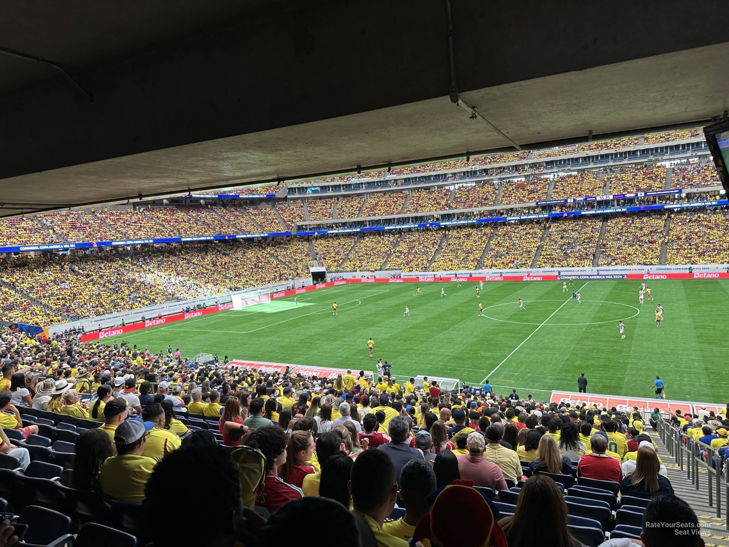 section 106, row jj seat view  for soccer - nrg stadium