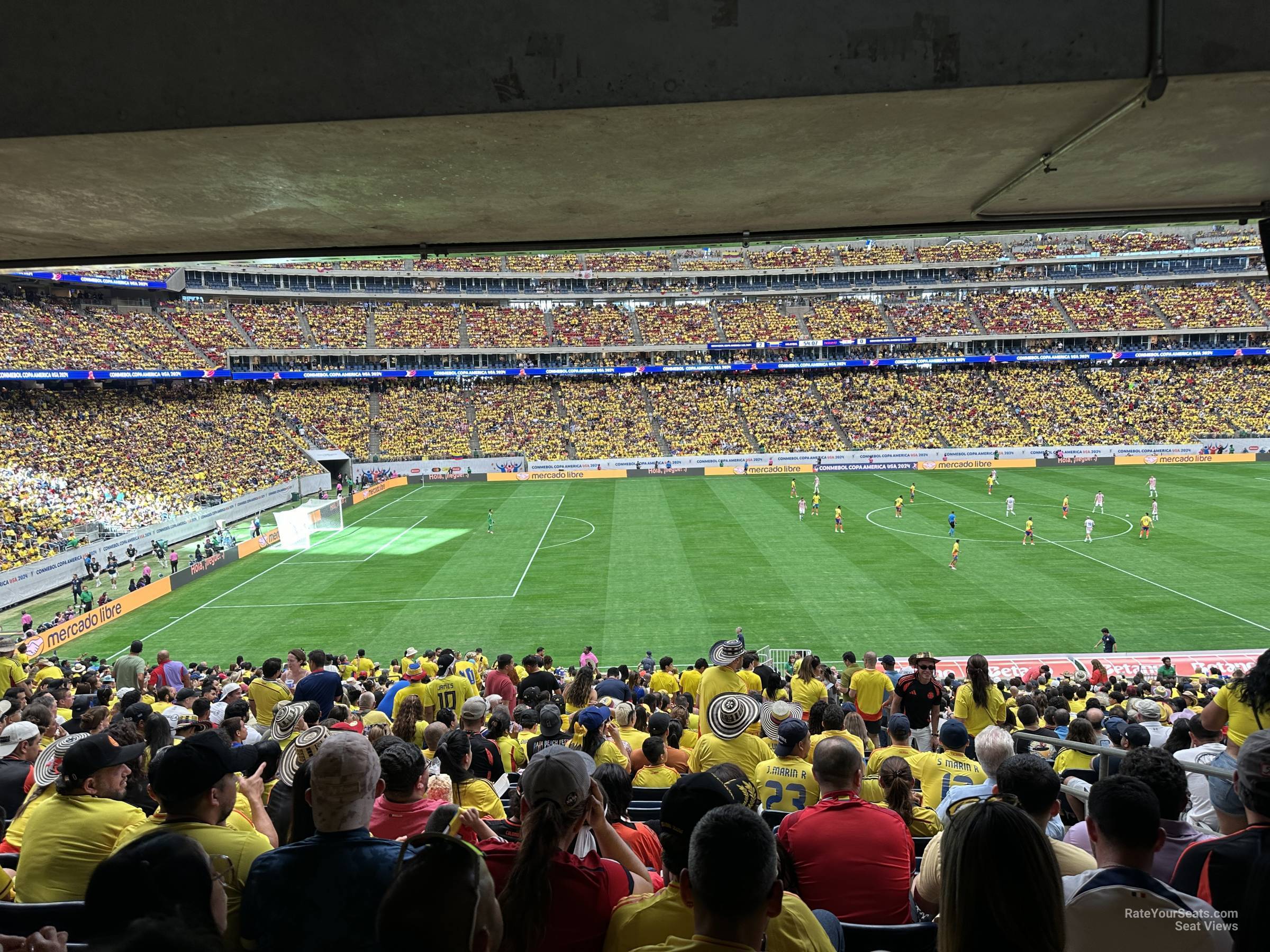 section 109, row jj seat view  for soccer - nrg stadium