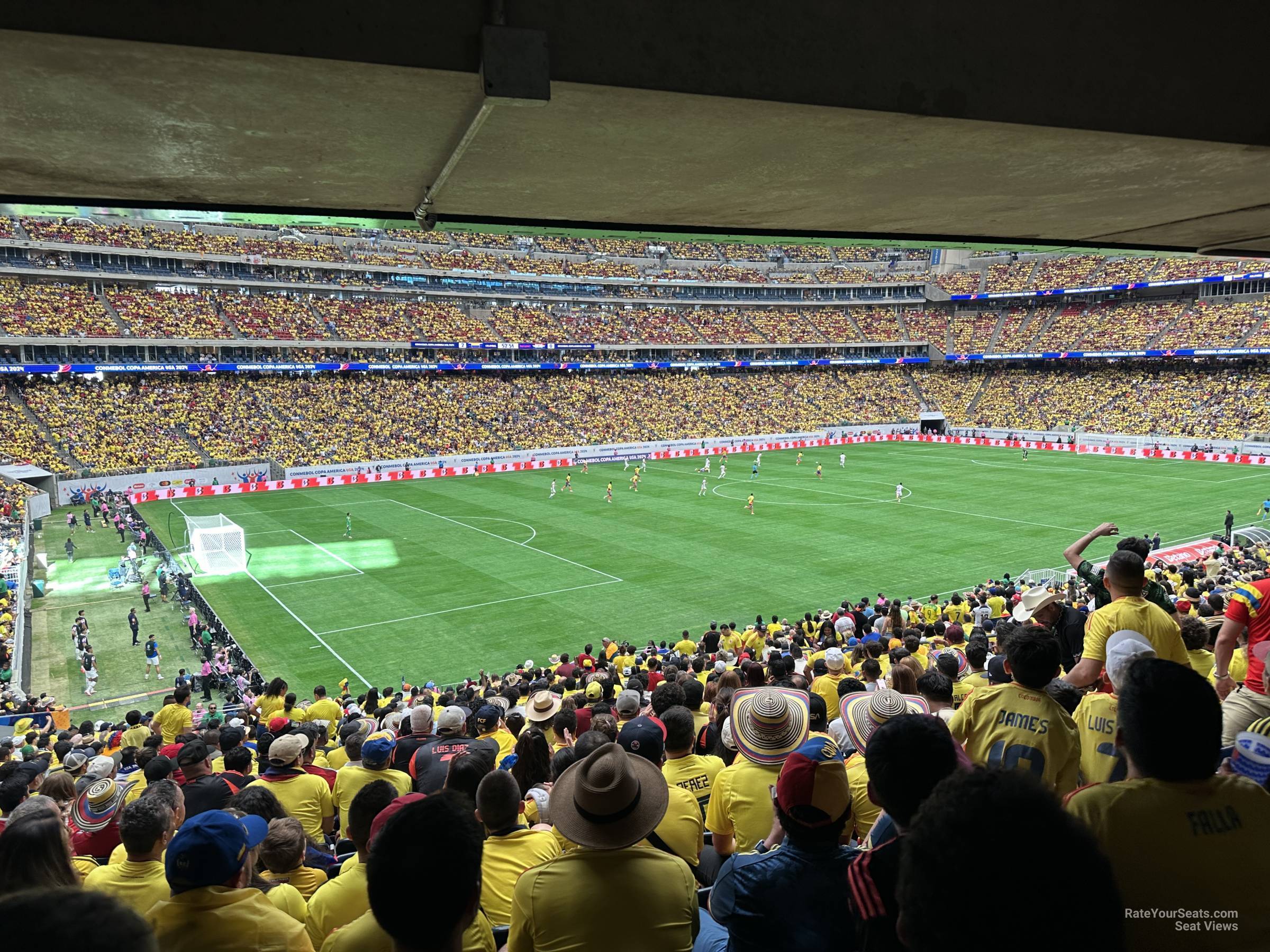 section 111, row jj seat view  for soccer - nrg stadium