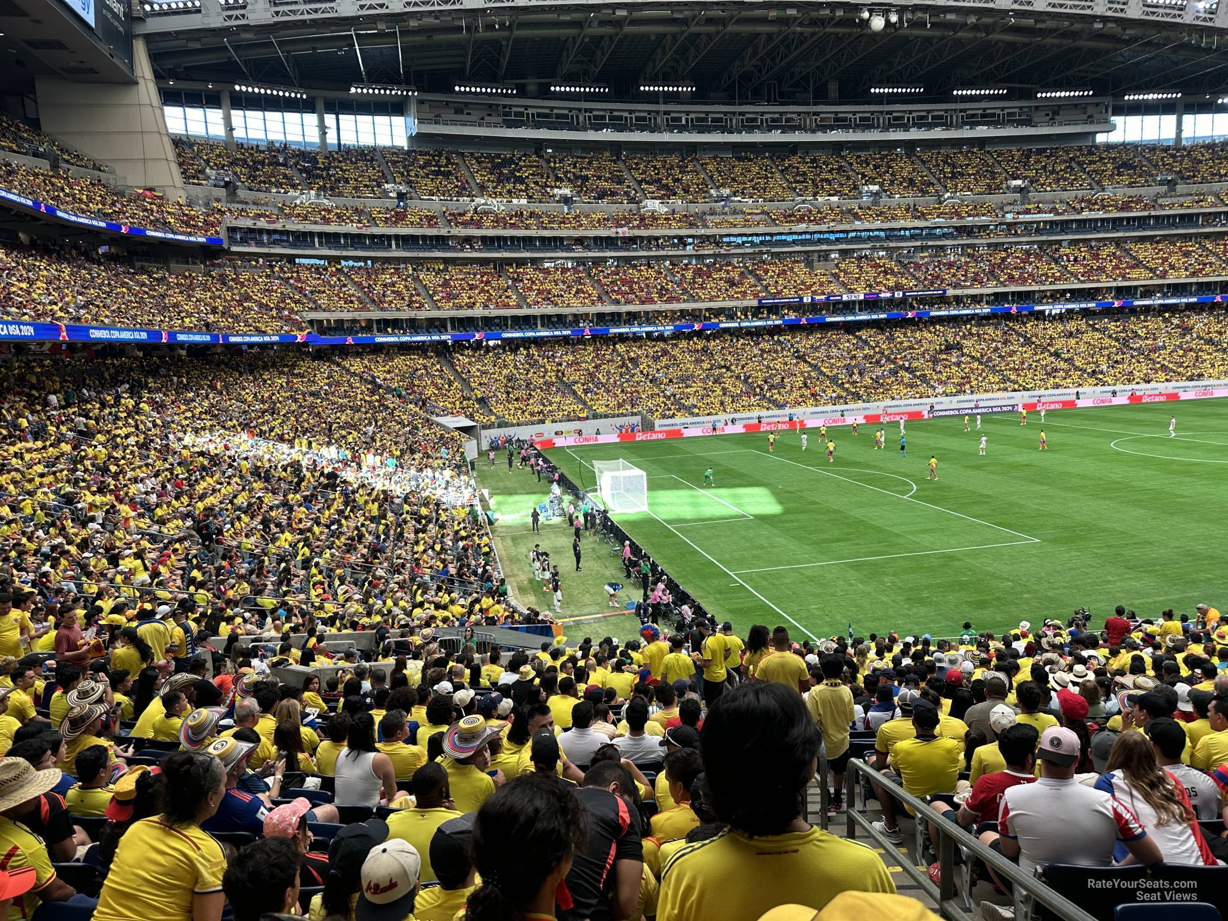 section 112, row jja seat view  for soccer - nrg stadium