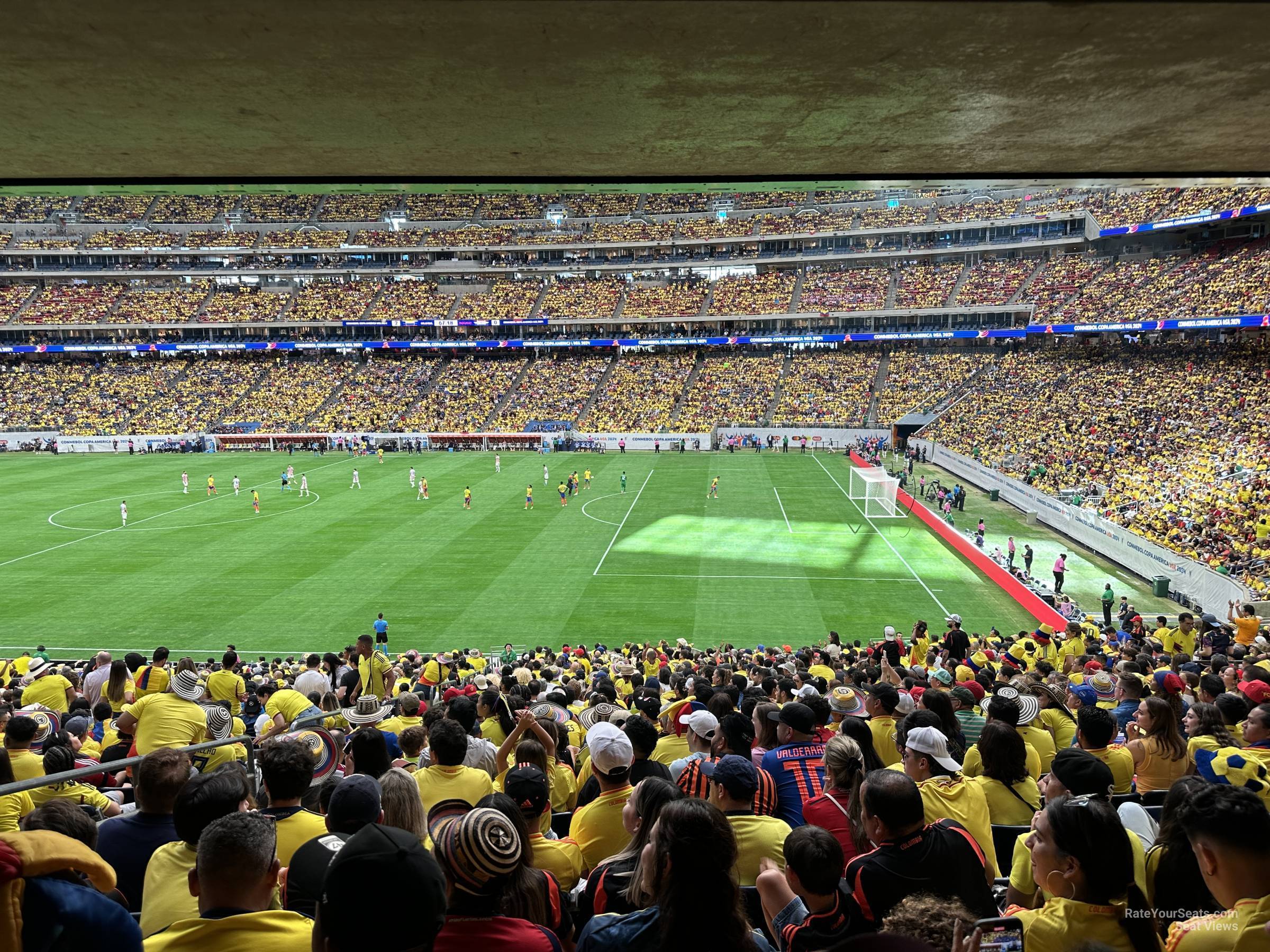 section 123, row jj seat view  for soccer - nrg stadium