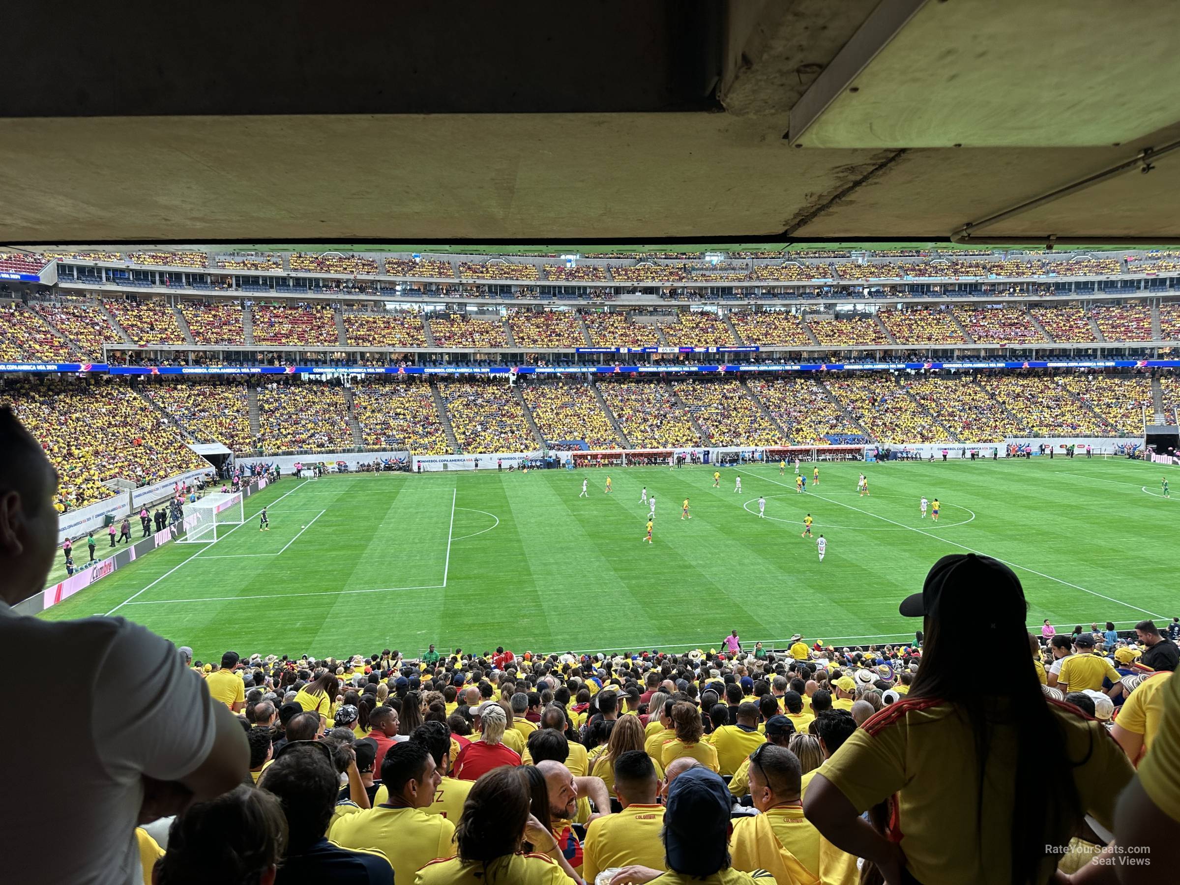 section 129, row jj seat view  for soccer - nrg stadium