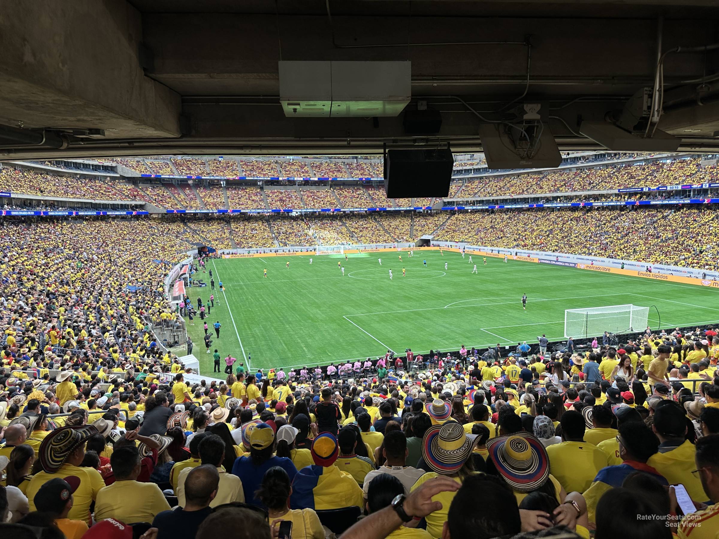 section 139, row mm seat view  for soccer - nrg stadium