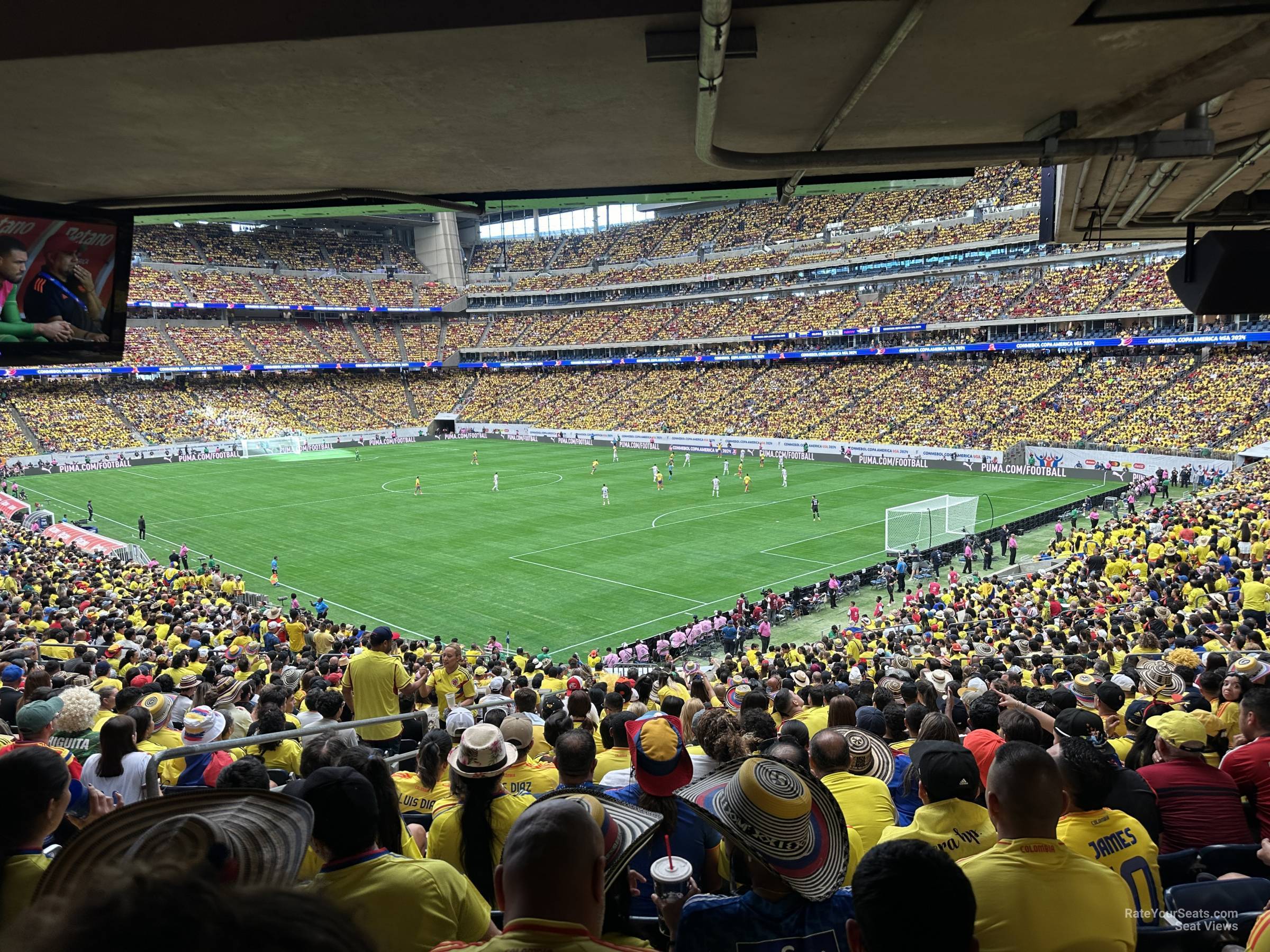 section 140, row jj seat view  for soccer - nrg stadium