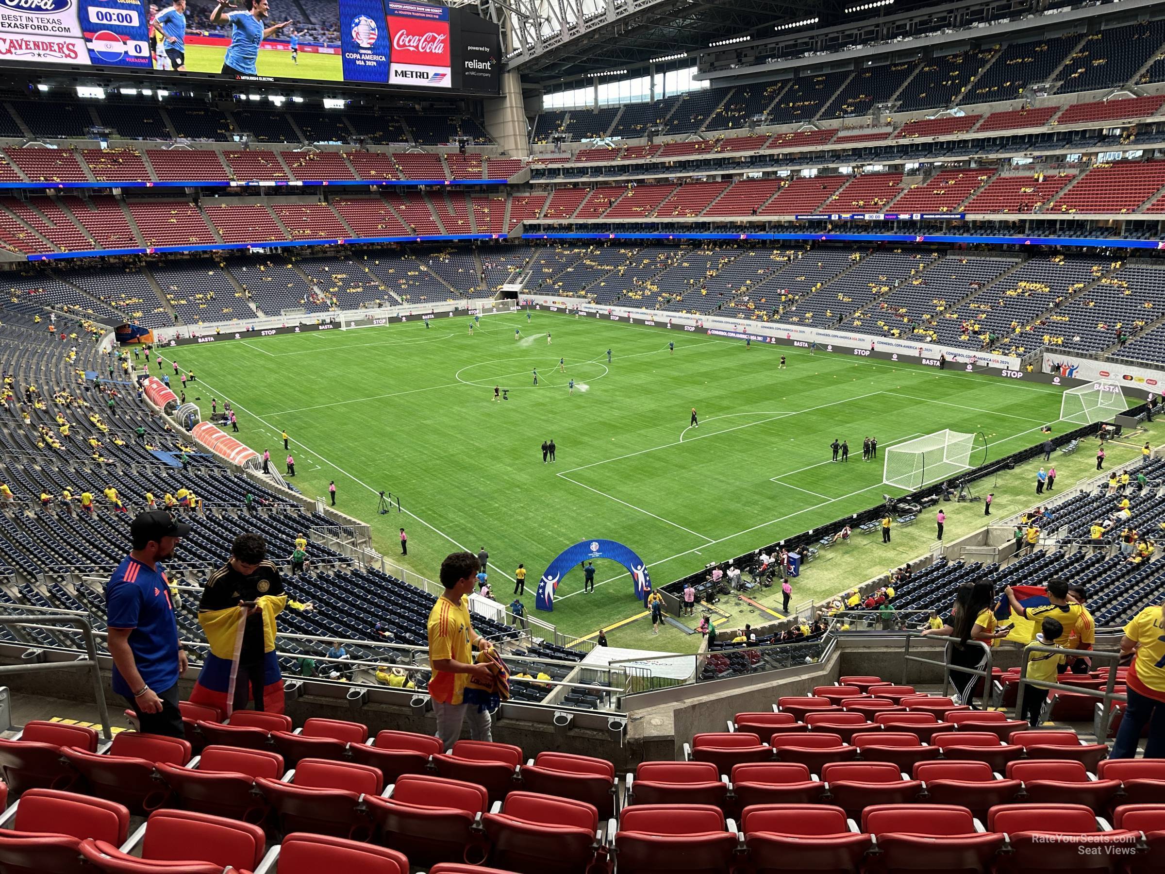 section 302, row l seat view  for soccer - nrg stadium