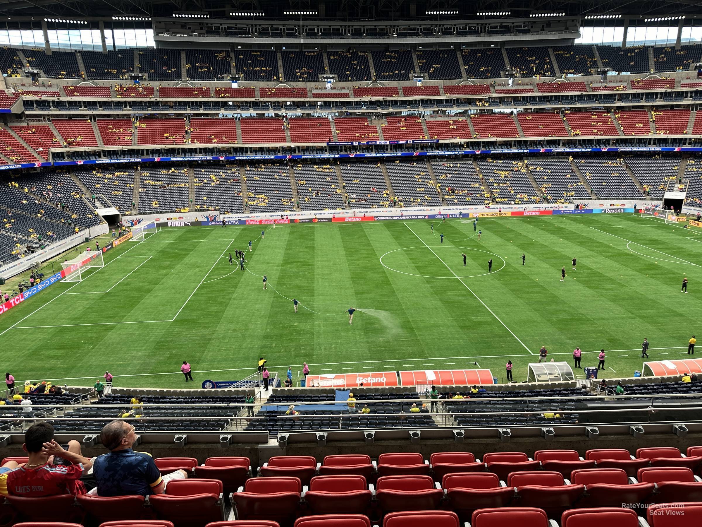 section 311, row l seat view  for soccer - nrg stadium