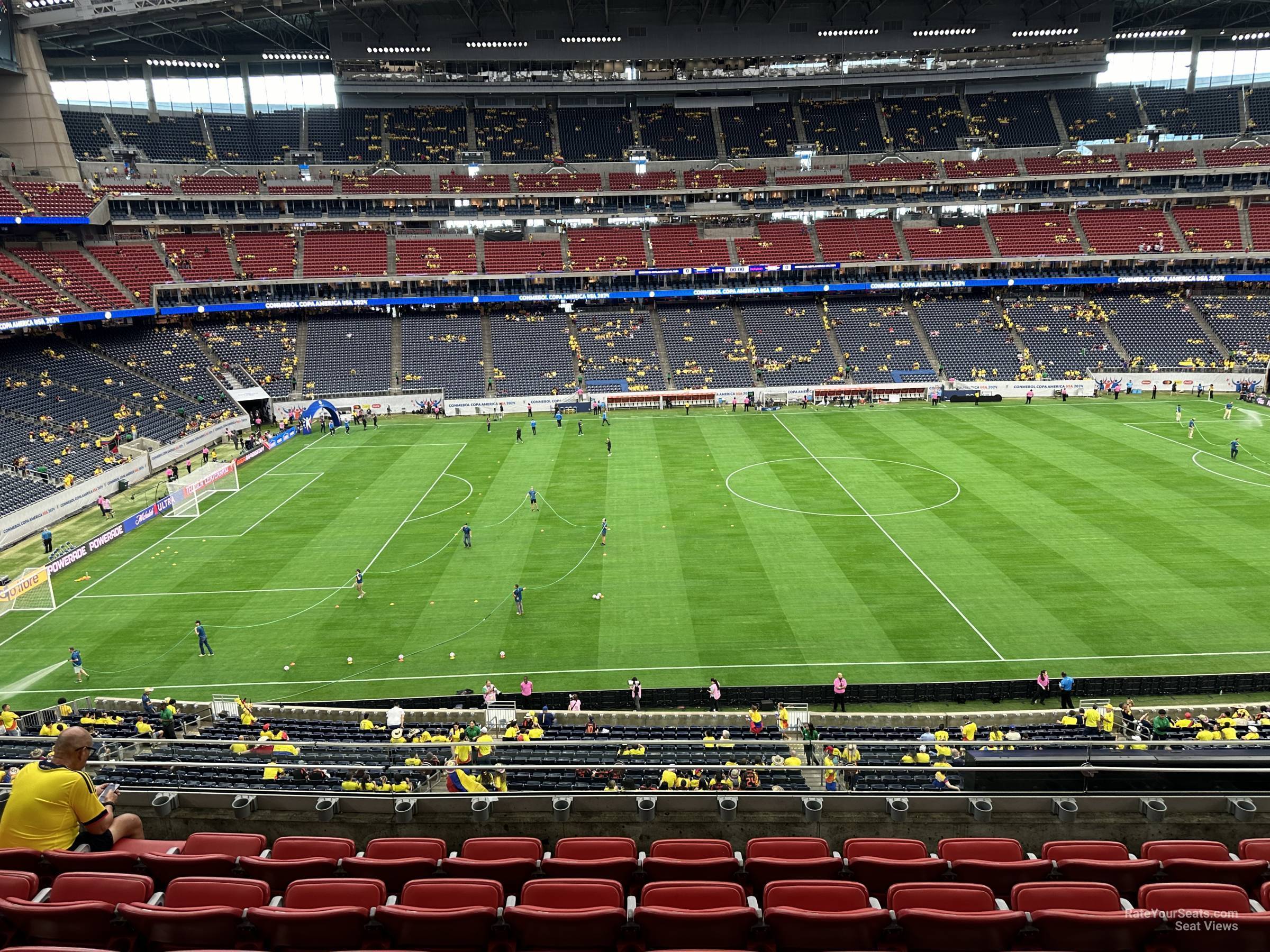 section 339, row m seat view  for soccer - nrg stadium