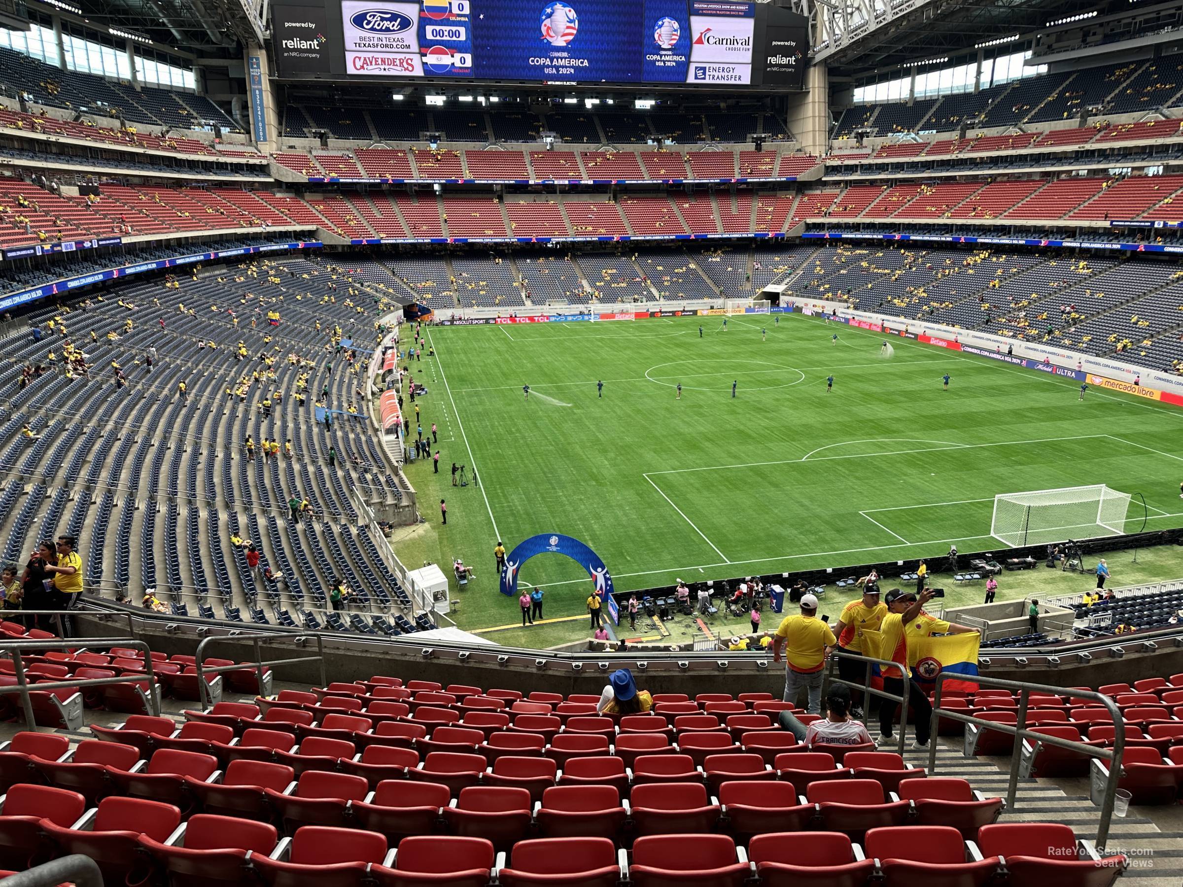 section 355, row l seat view  for soccer - nrg stadium