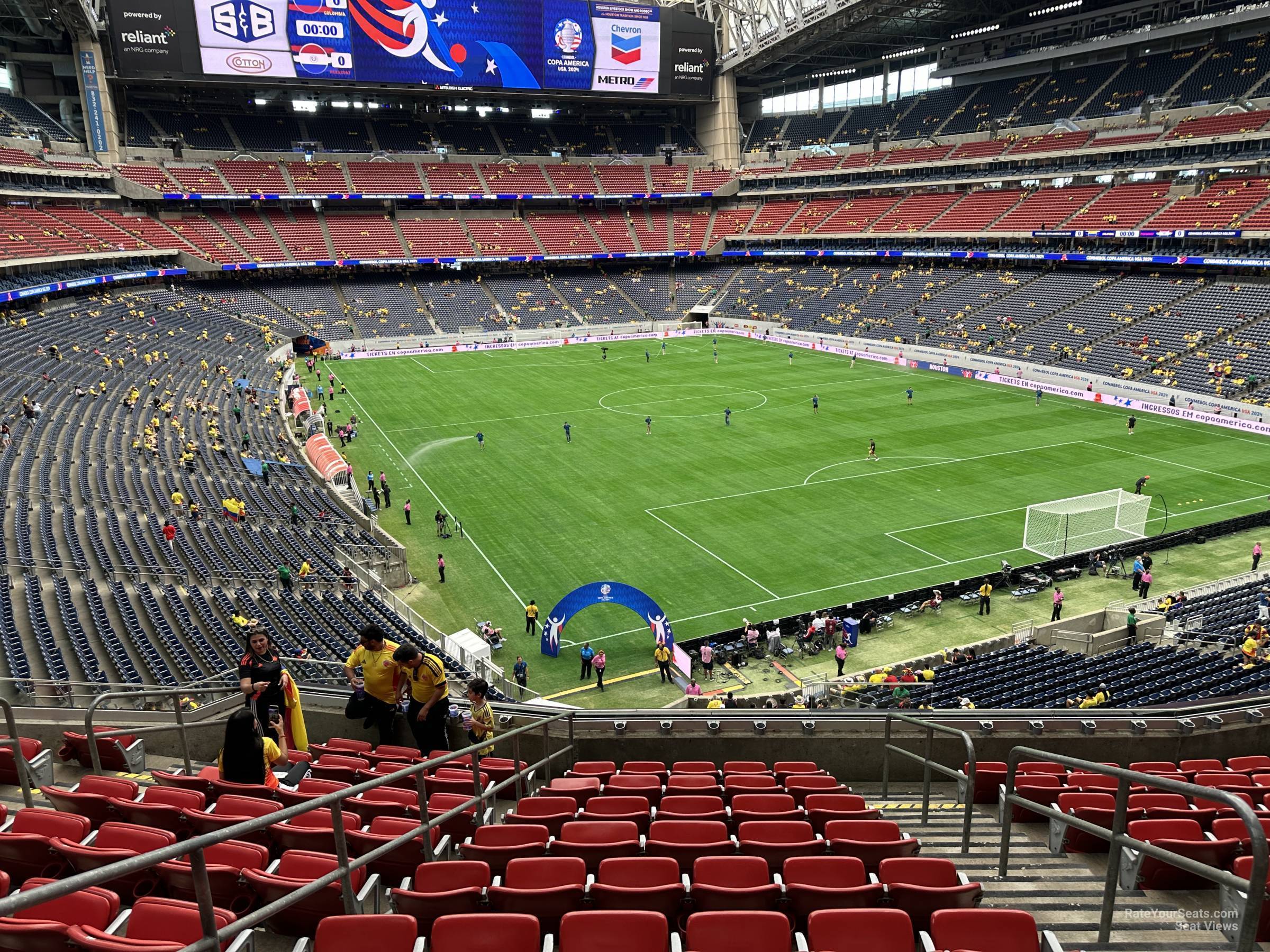 section 356, row l seat view  for soccer - nrg stadium