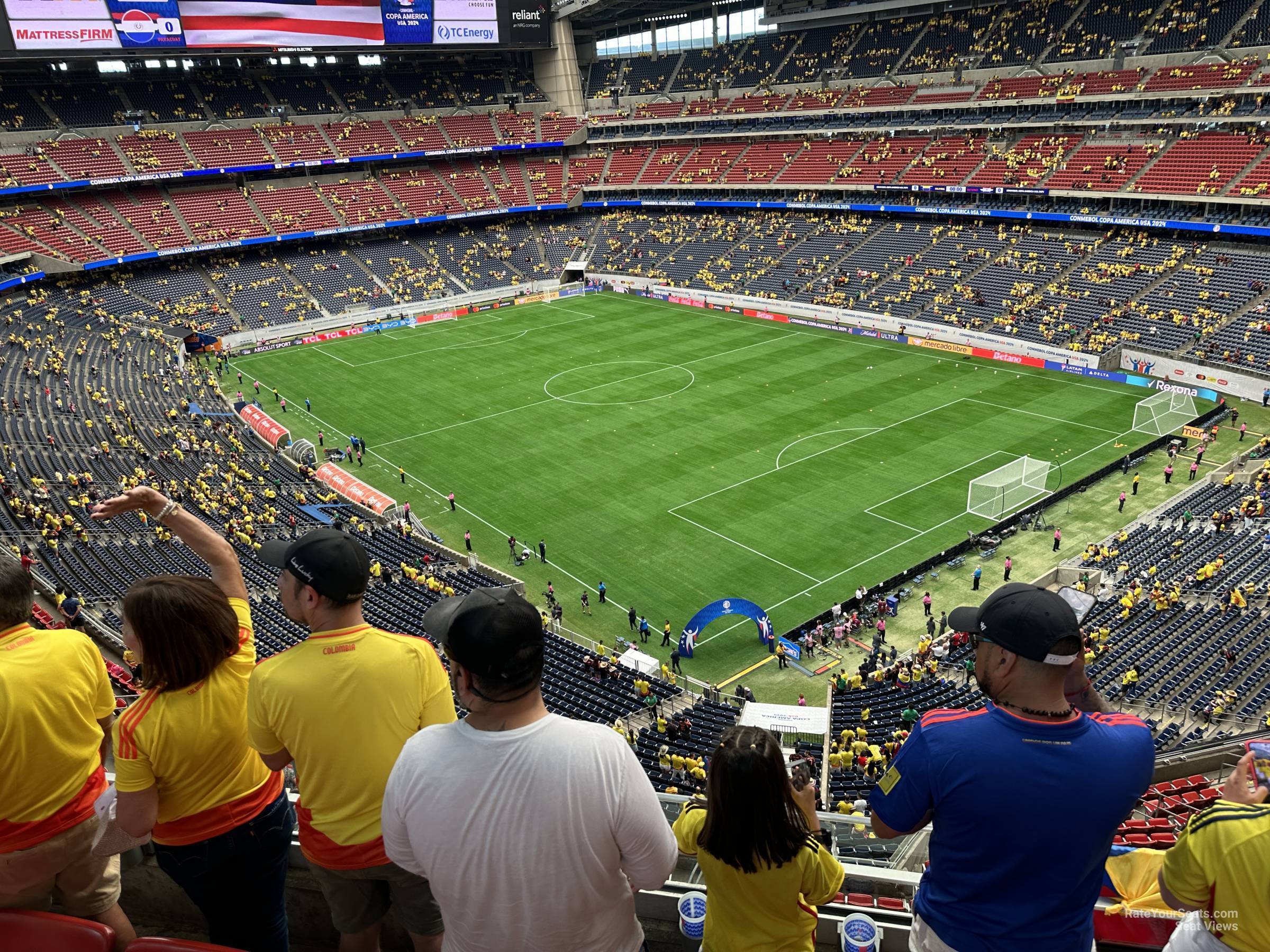 section 501, row ma seat view  for soccer - nrg stadium