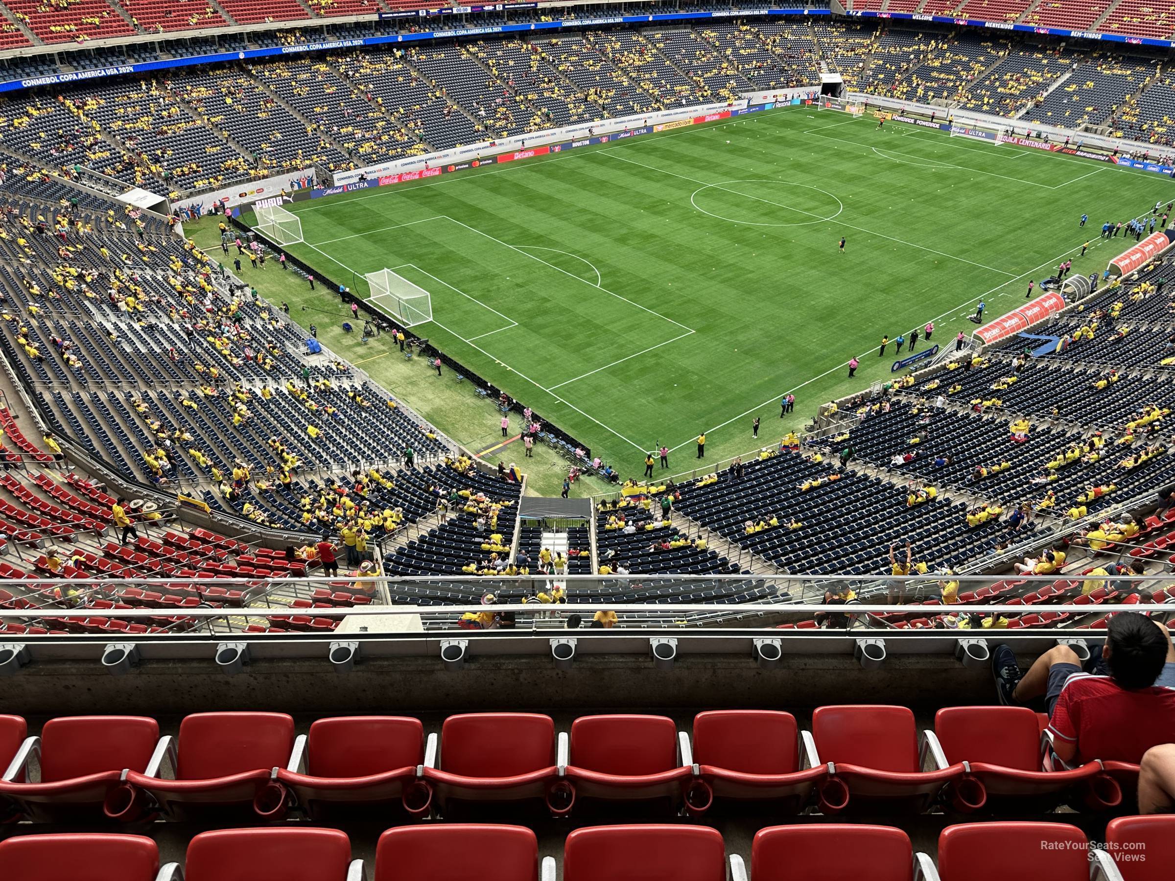 section 515, row ma seat view  for soccer - nrg stadium