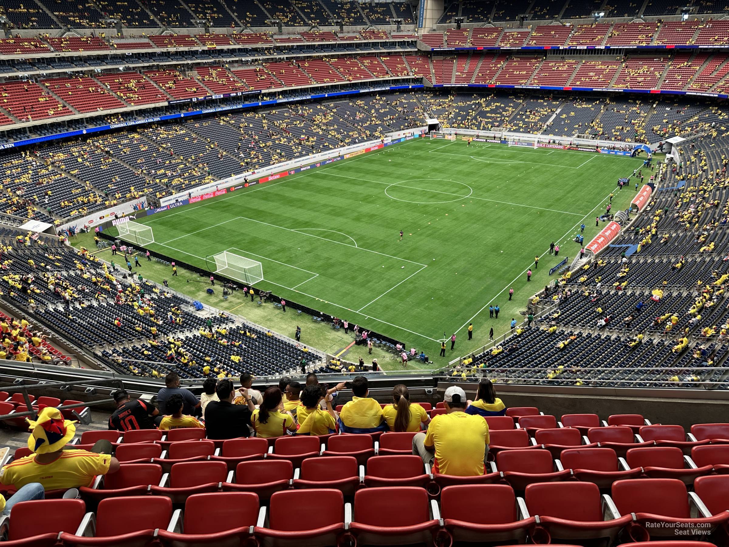 section 516, row ma seat view  for soccer - nrg stadium