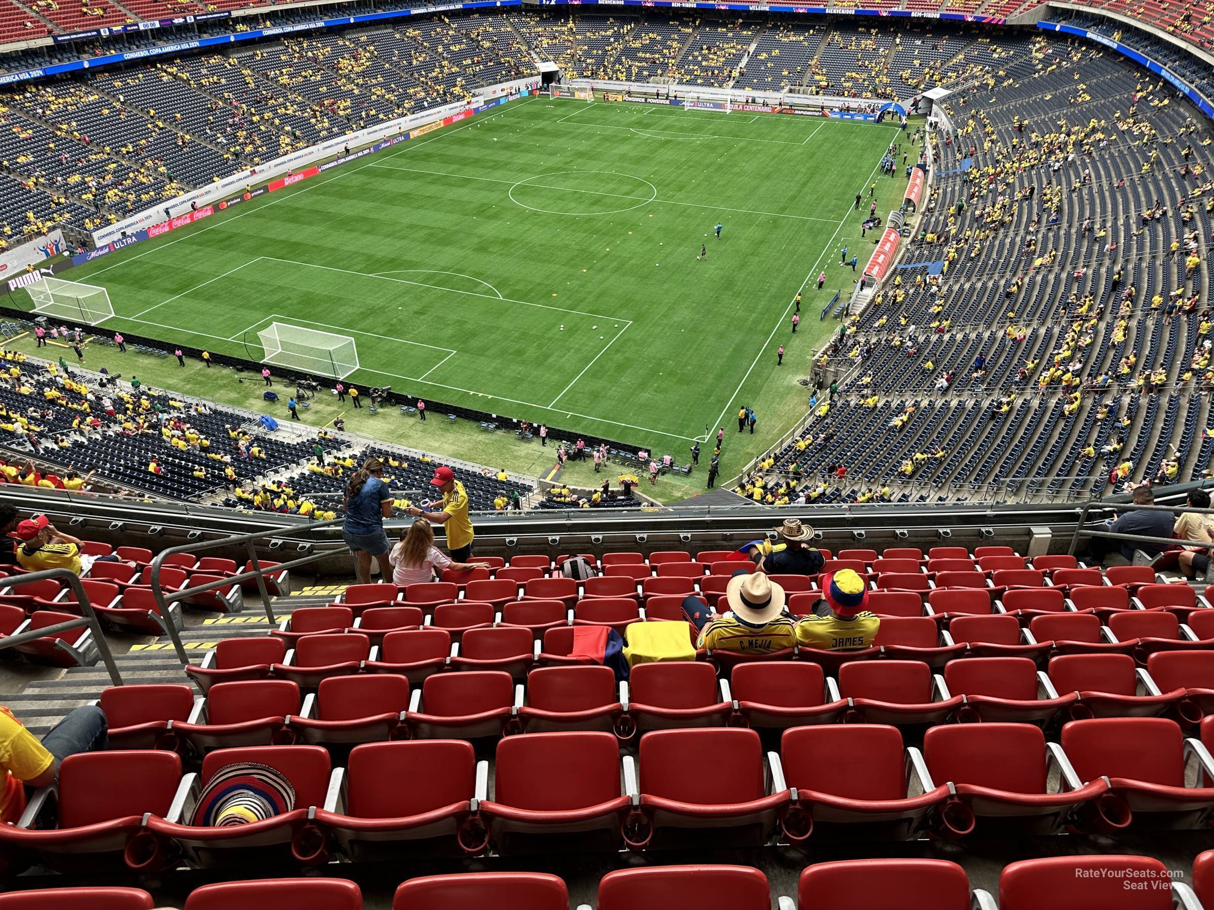 section 517, row ma seat view  for soccer - nrg stadium