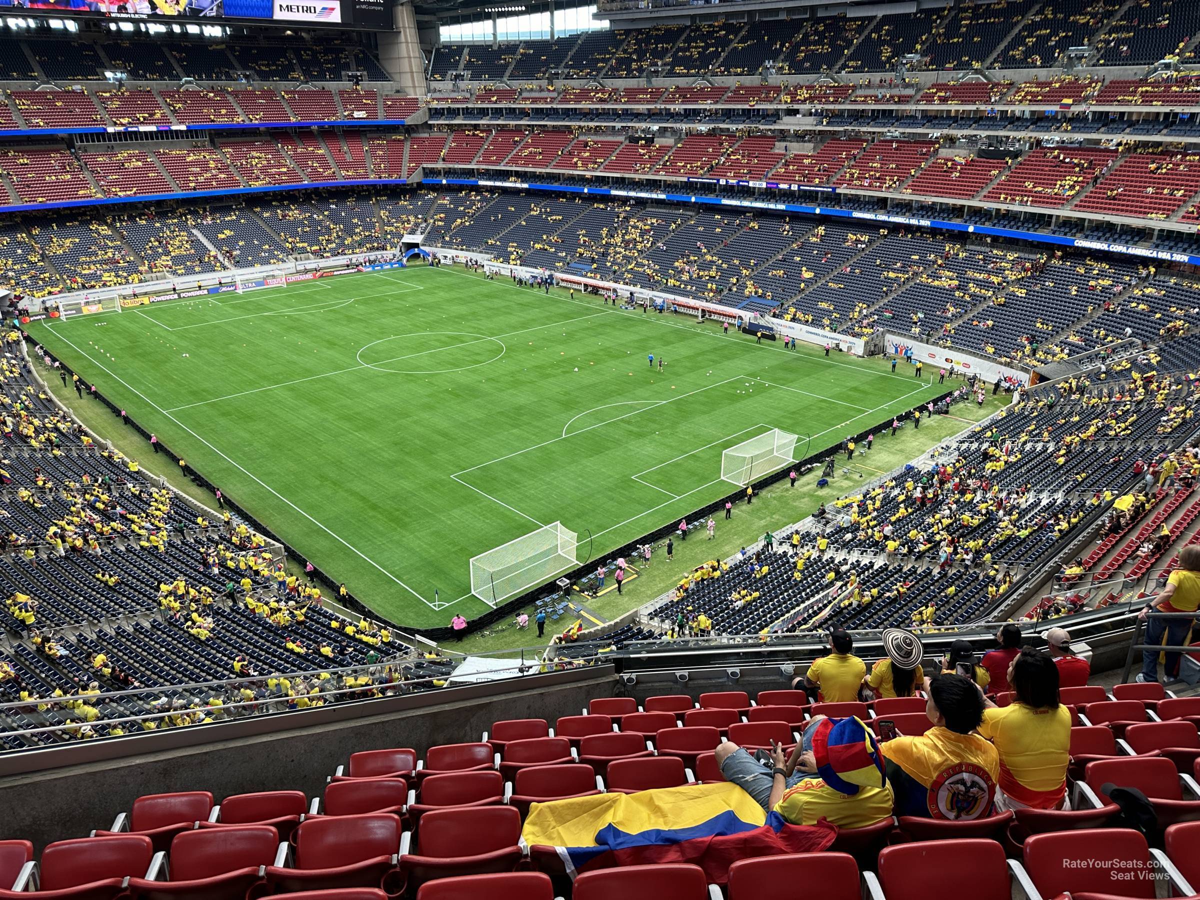 section 526, row ma seat view  for soccer - nrg stadium