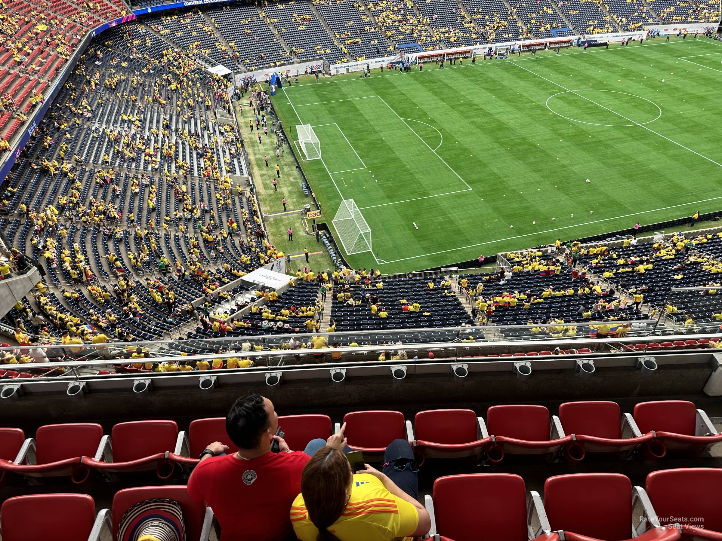 section 539, row ma seat view  for soccer - nrg stadium