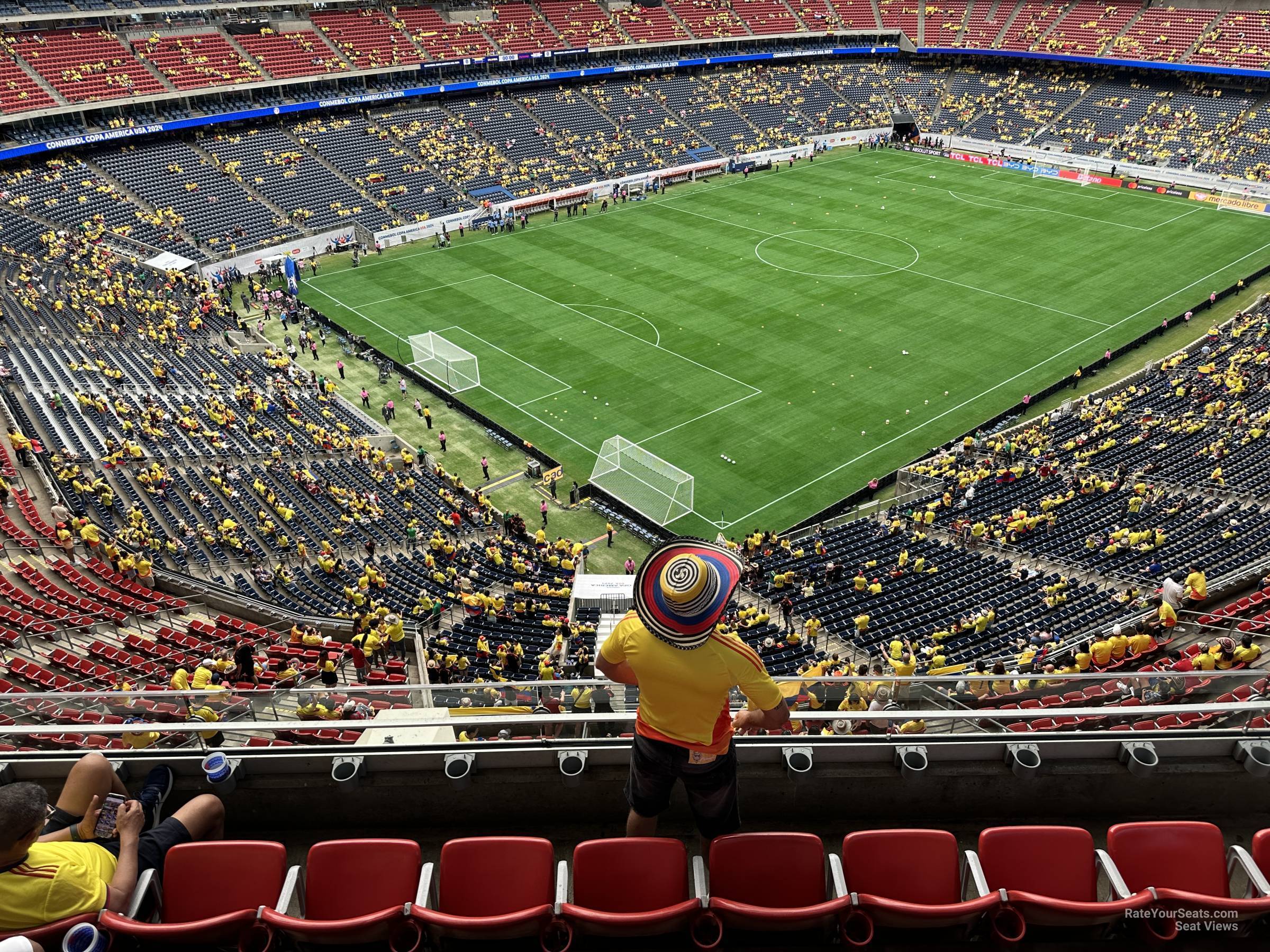 section 541, row ma seat view  for soccer - nrg stadium