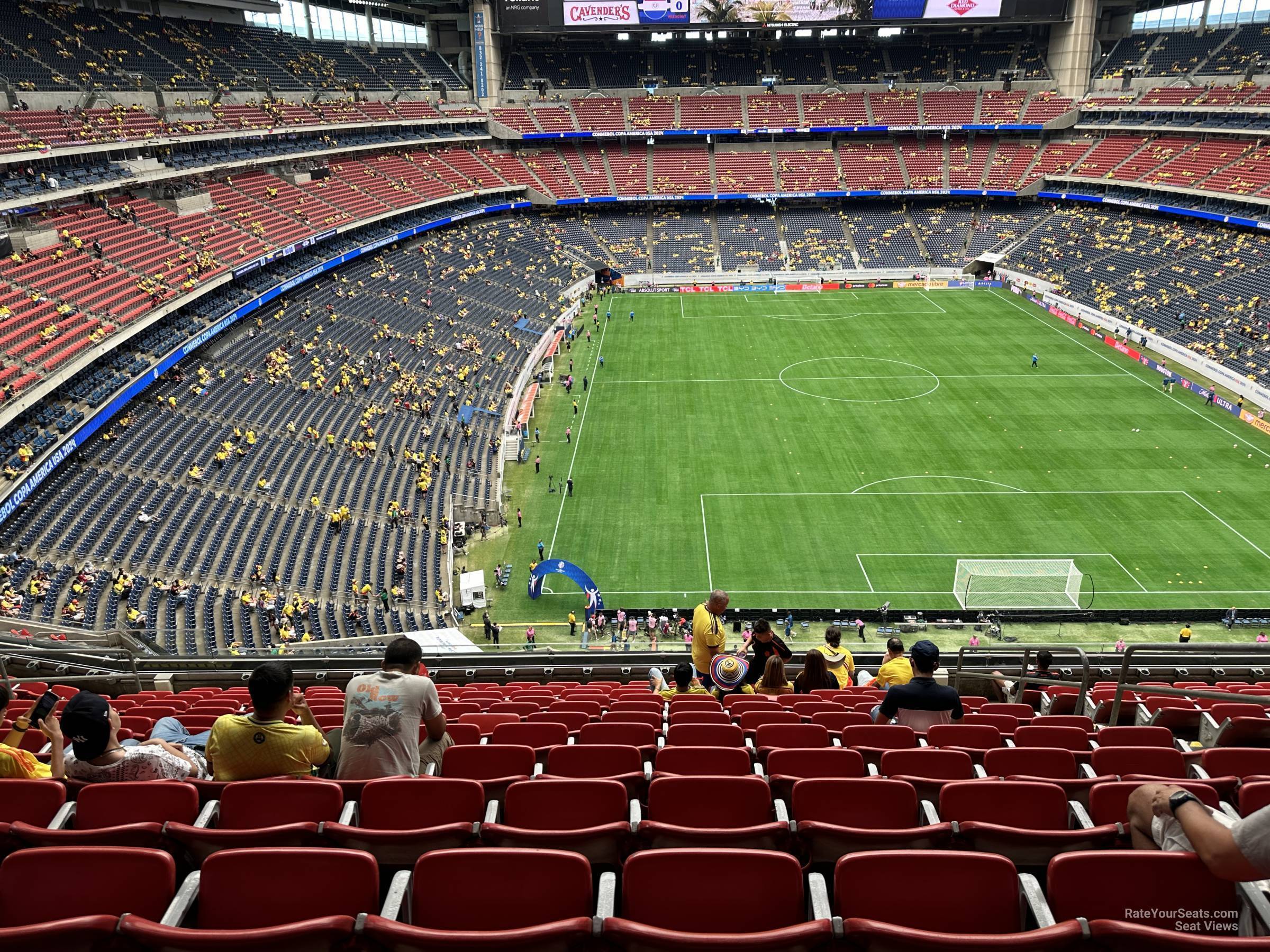 section 549, row m seat view  for soccer - nrg stadium