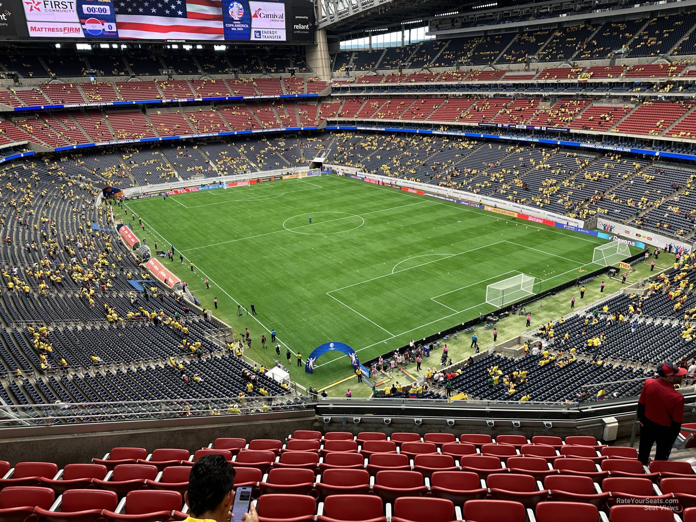 section 552, row ma seat view  for soccer - nrg stadium