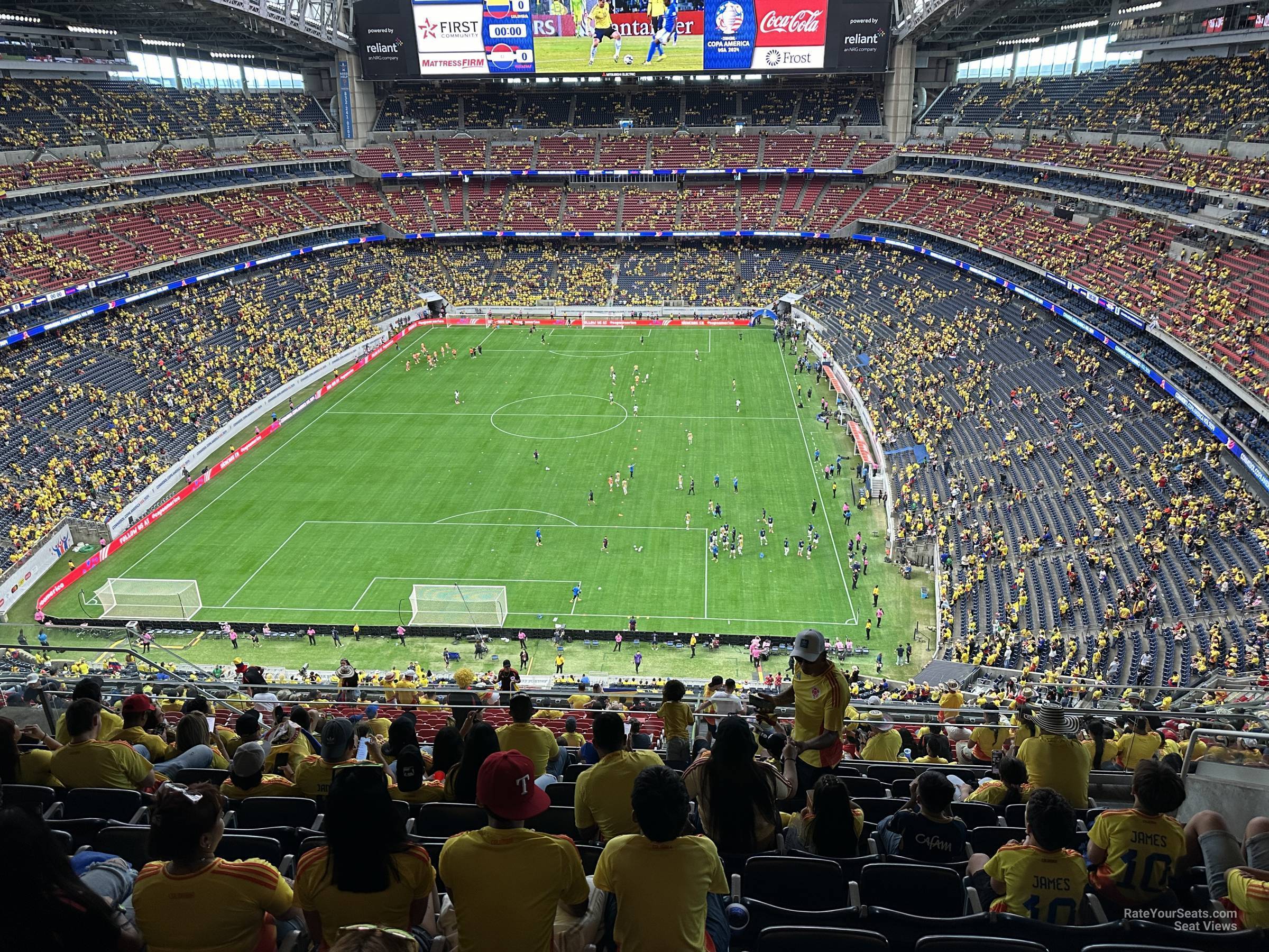 section 620, row k seat view  for soccer - nrg stadium