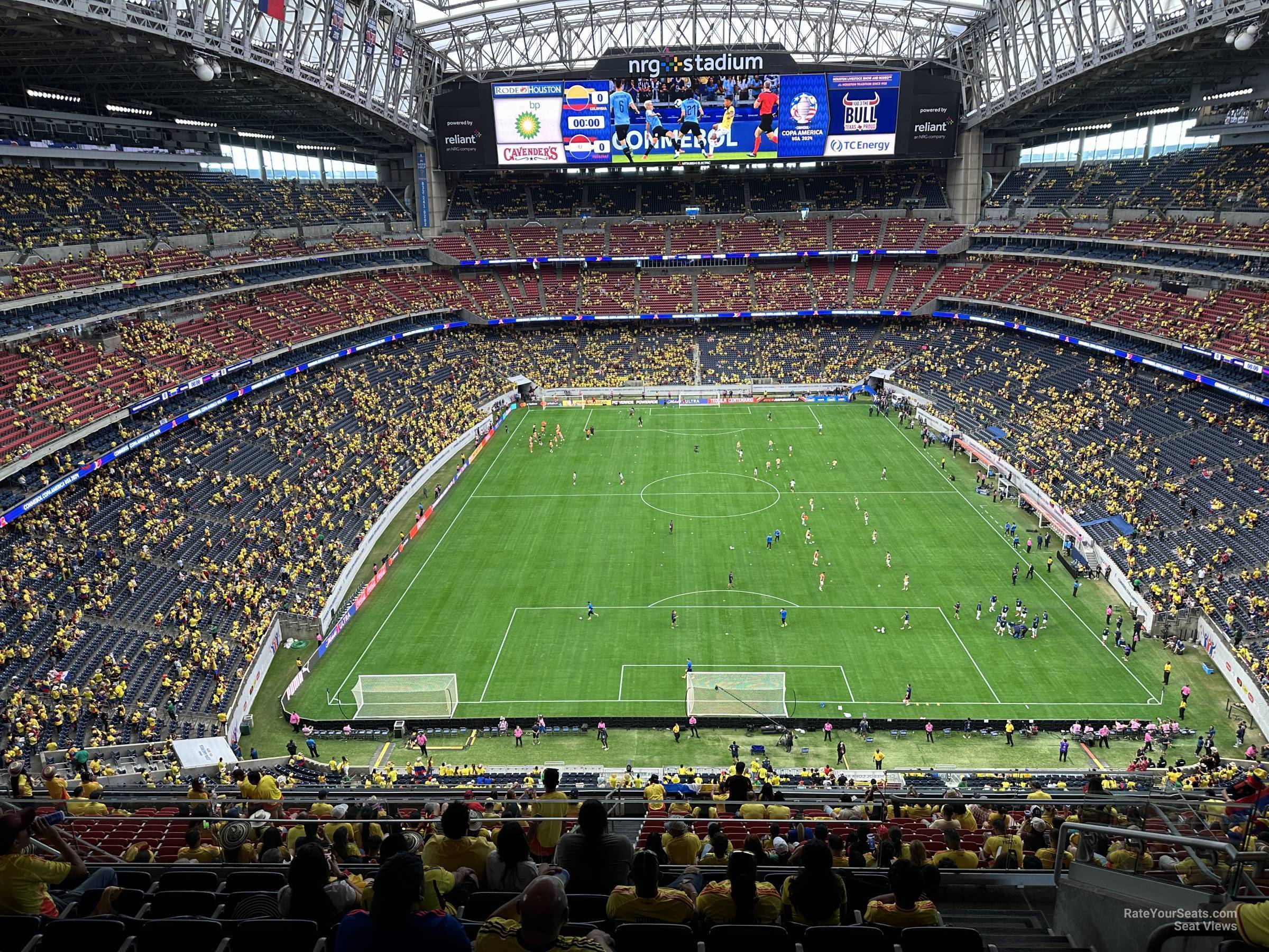 section 622, row k seat view  for soccer - nrg stadium