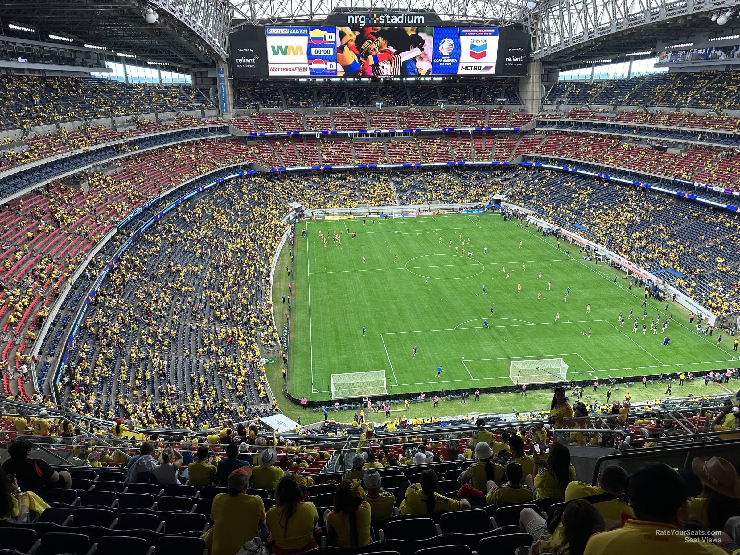 section 624, row k seat view  for soccer - nrg stadium