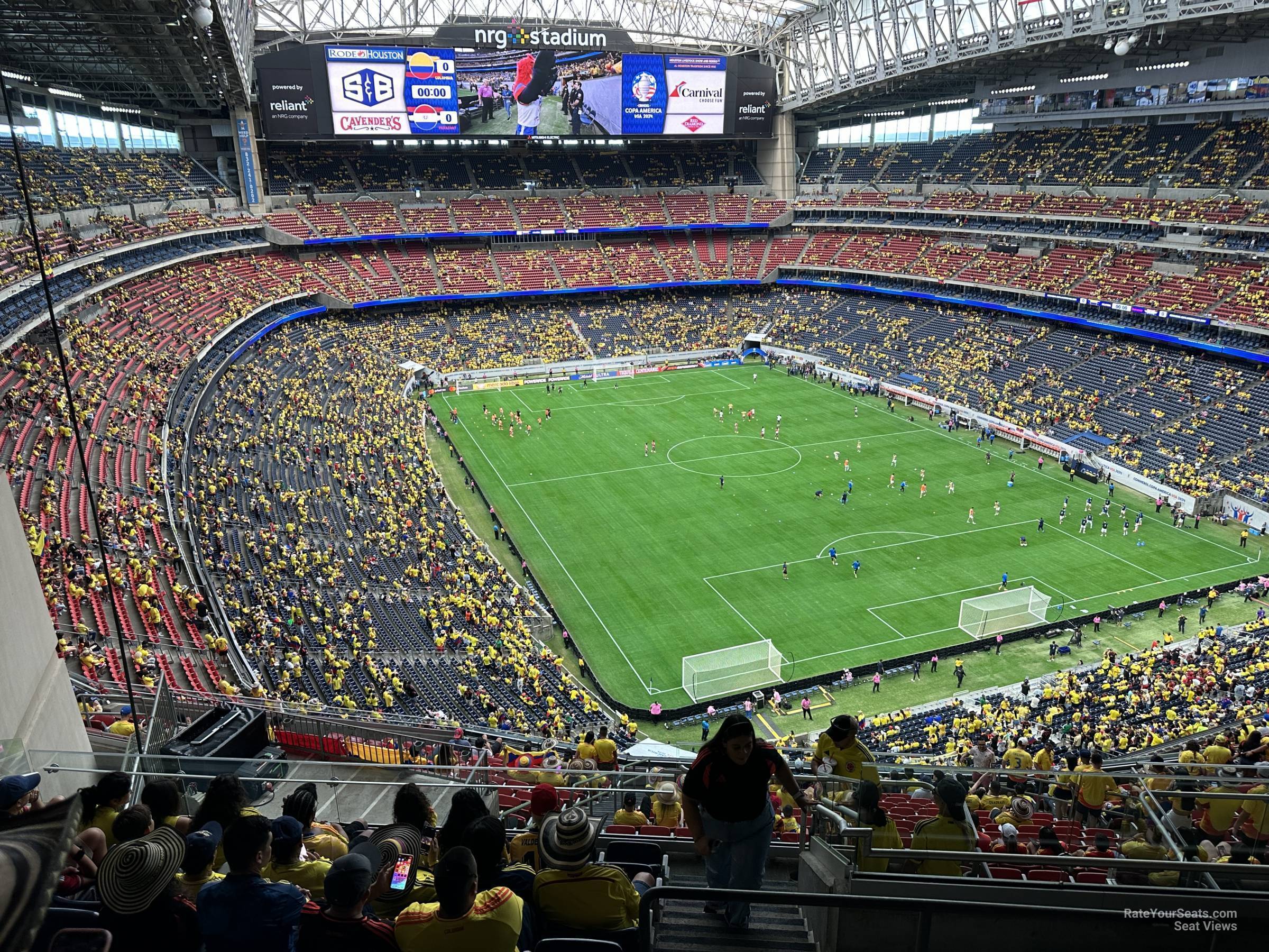 section 626, row k seat view  for soccer - nrg stadium