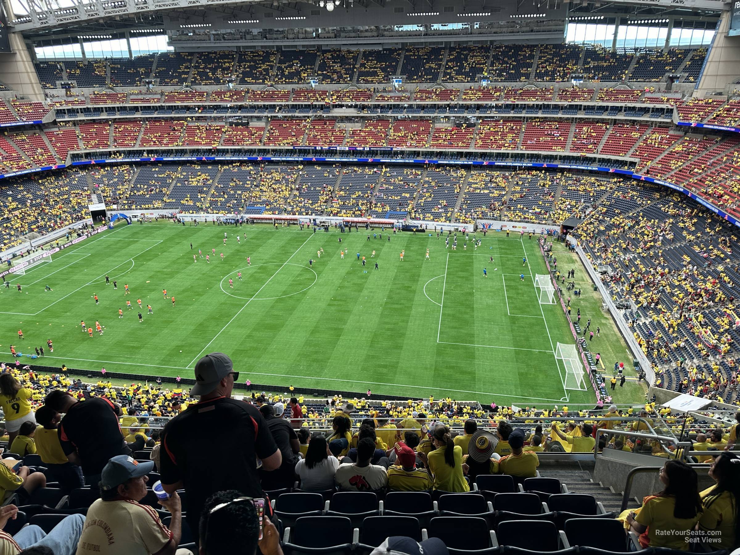 section 632, row k seat view  for soccer - nrg stadium