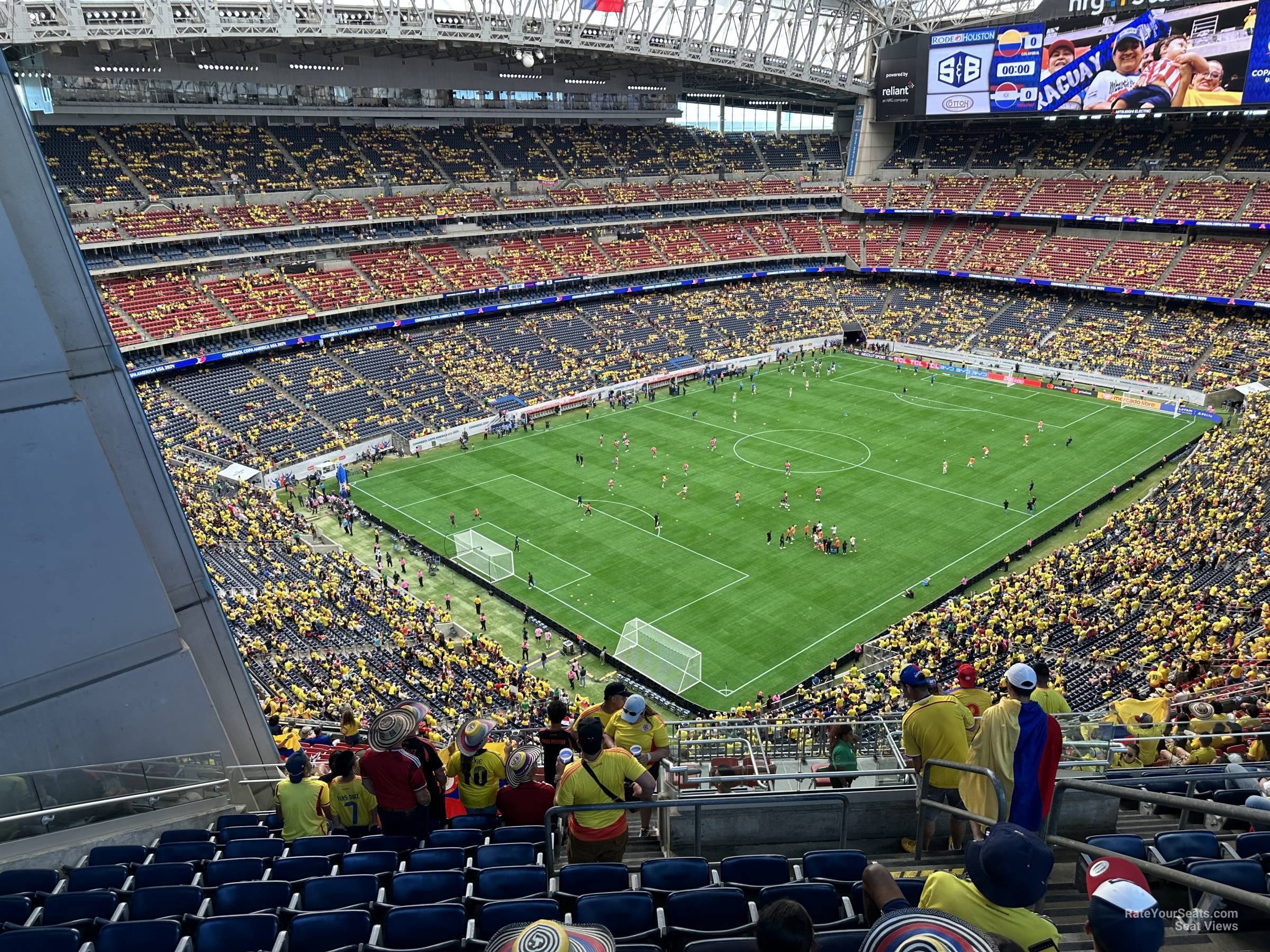 section 642, row k seat view  for soccer - nrg stadium