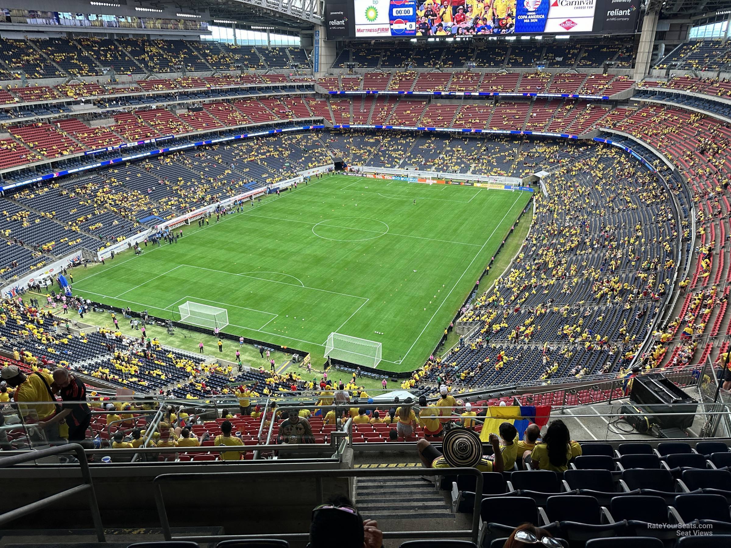 section 643, row k seat view  for soccer - nrg stadium