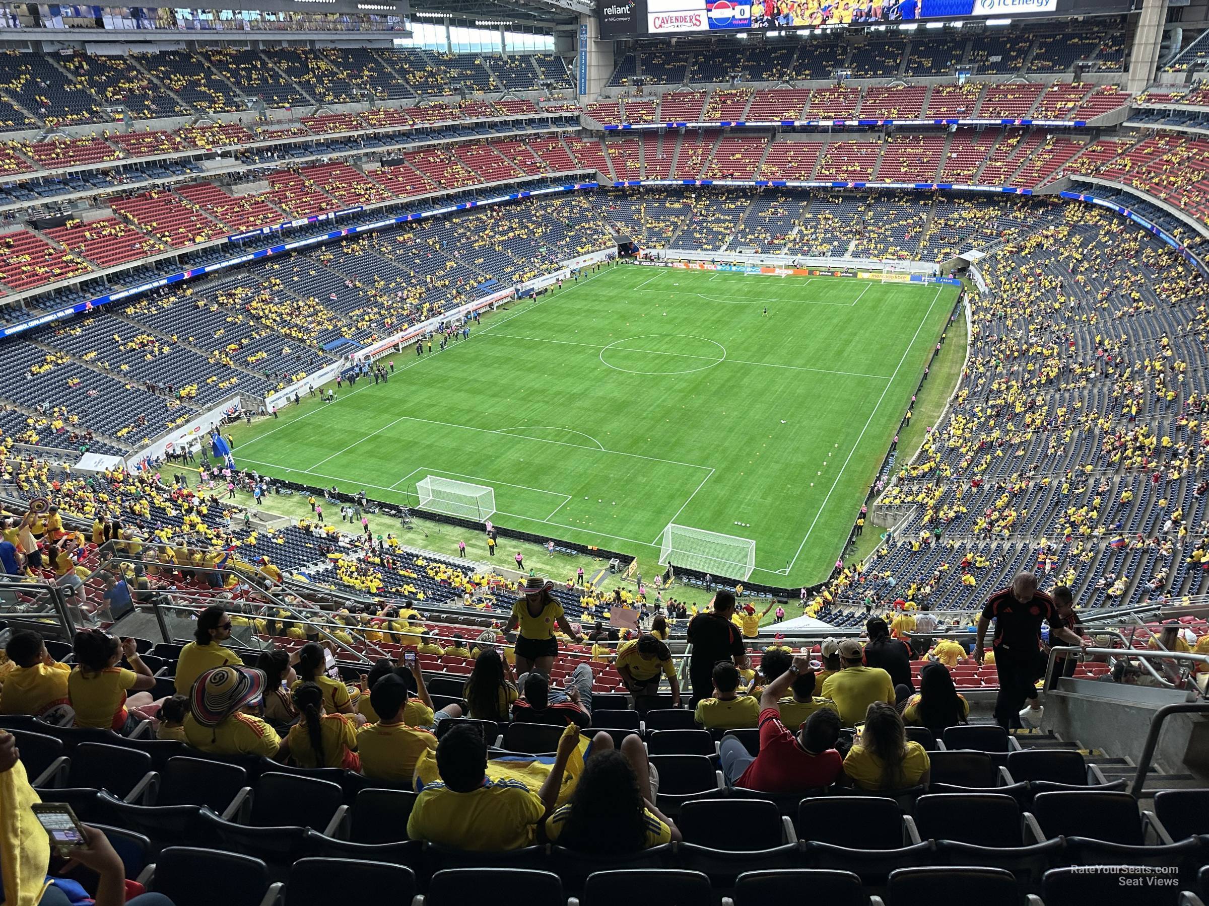 section 644, row k seat view  for soccer - nrg stadium