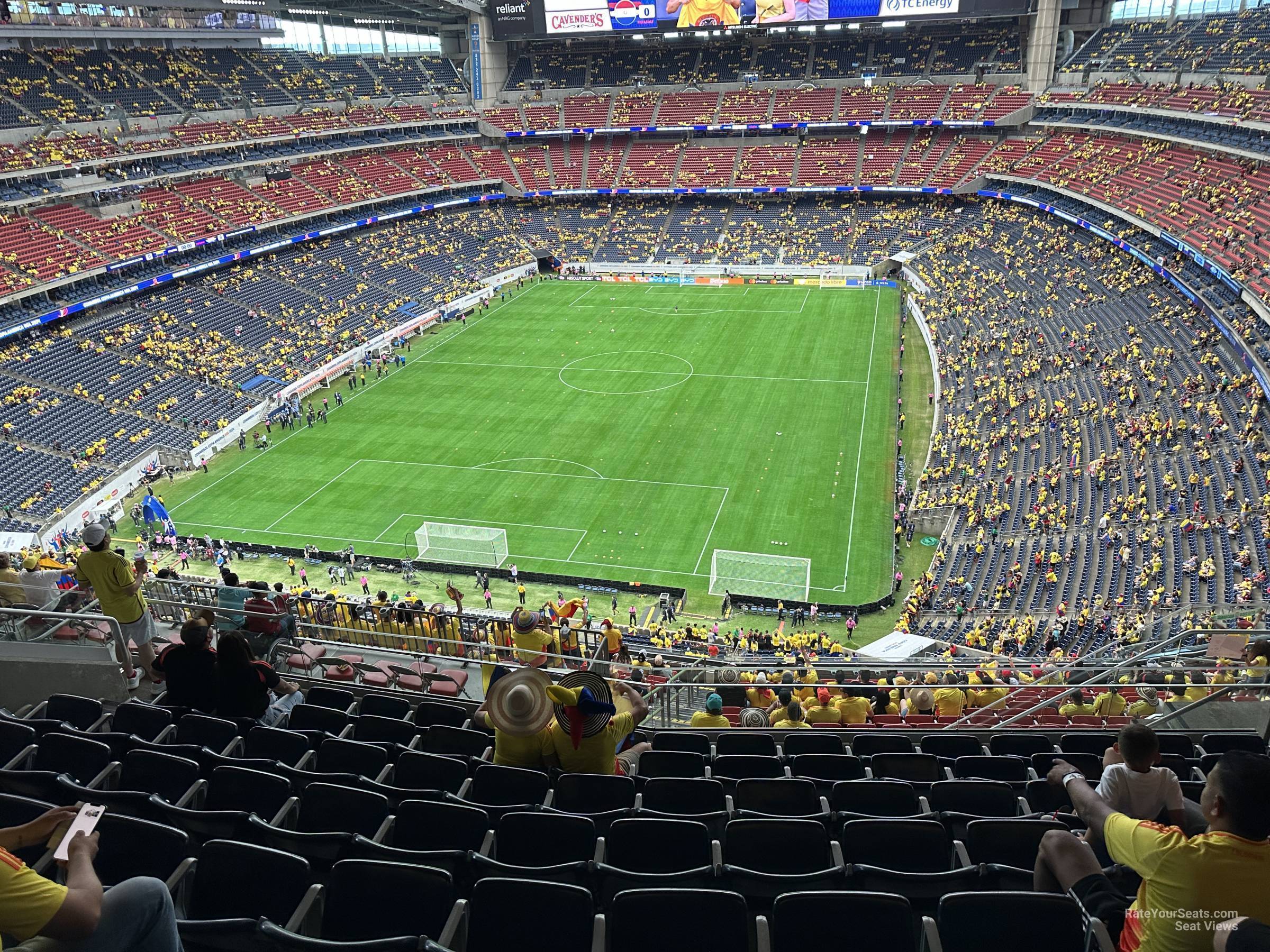 section 645, row k seat view  for soccer - nrg stadium