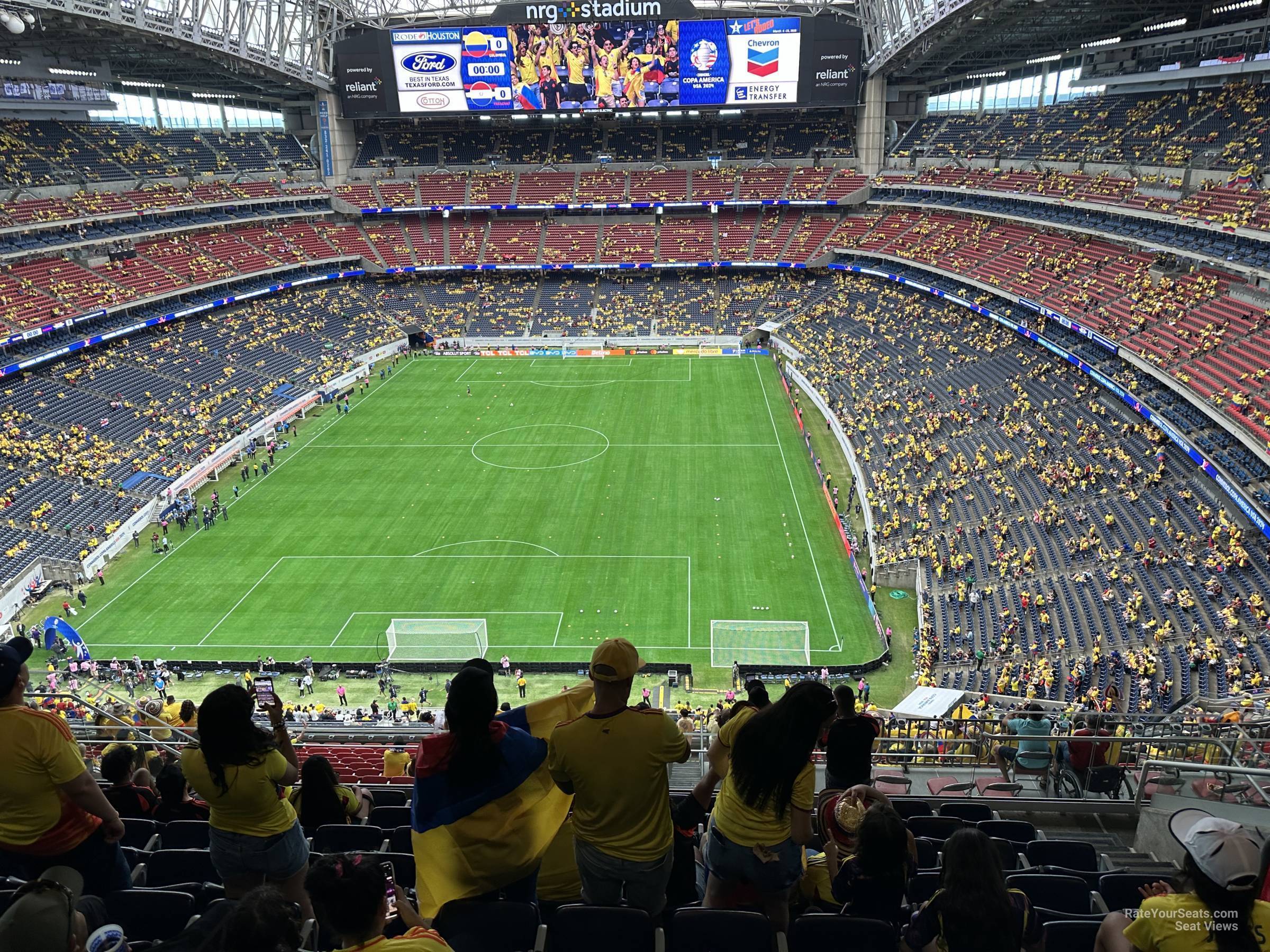 section 646, row k seat view  for soccer - nrg stadium