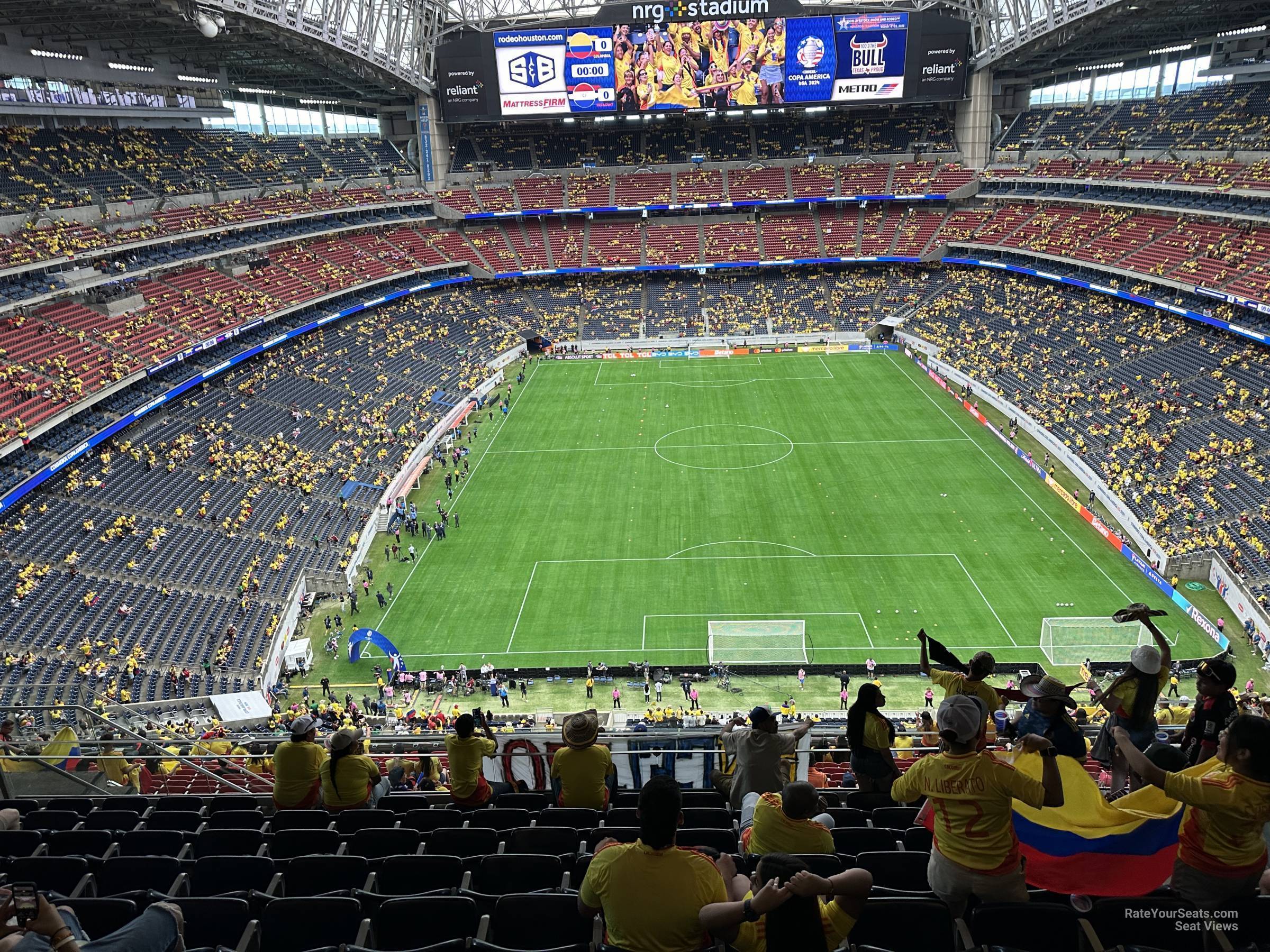 section 648, row k seat view  for soccer - nrg stadium