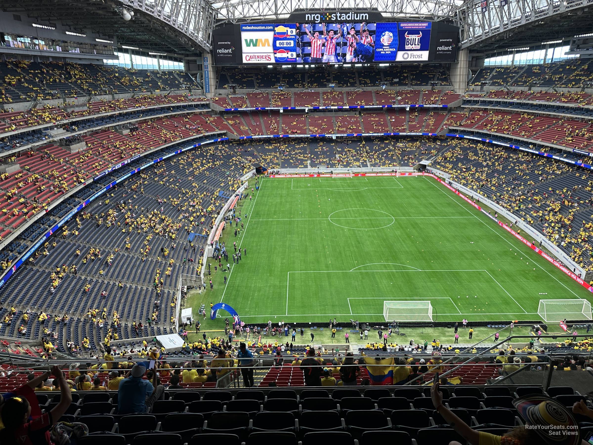 section 649, row k seat view  for soccer - nrg stadium