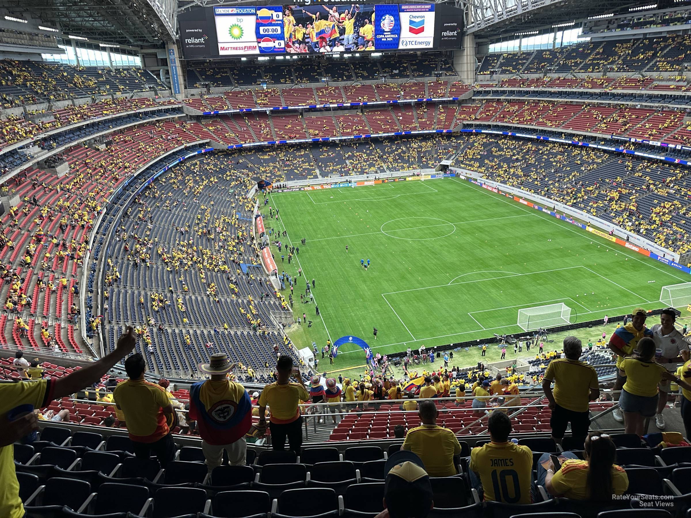 section 651, row k seat view  for soccer - nrg stadium