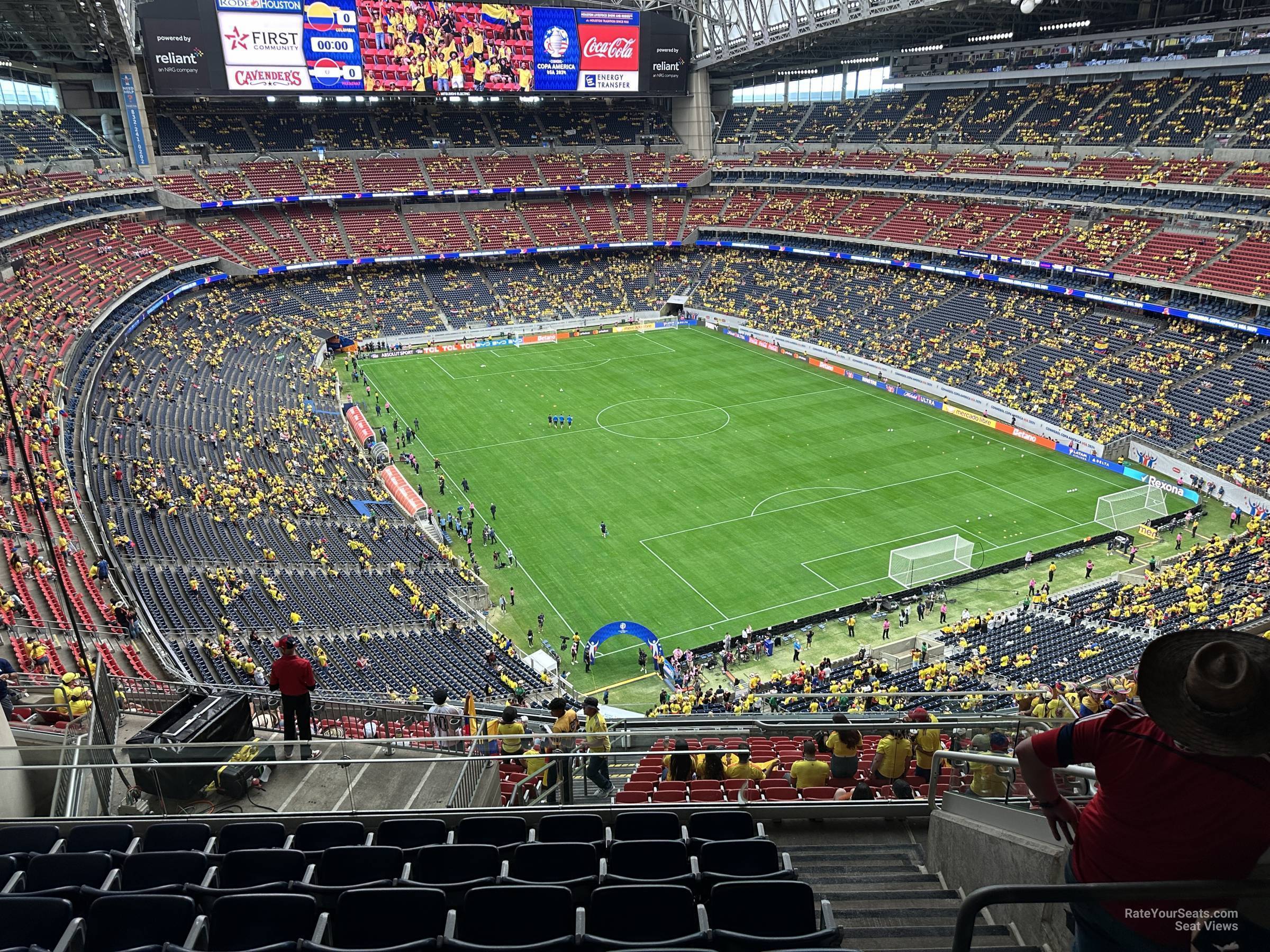 section 652, row k seat view  for soccer - nrg stadium