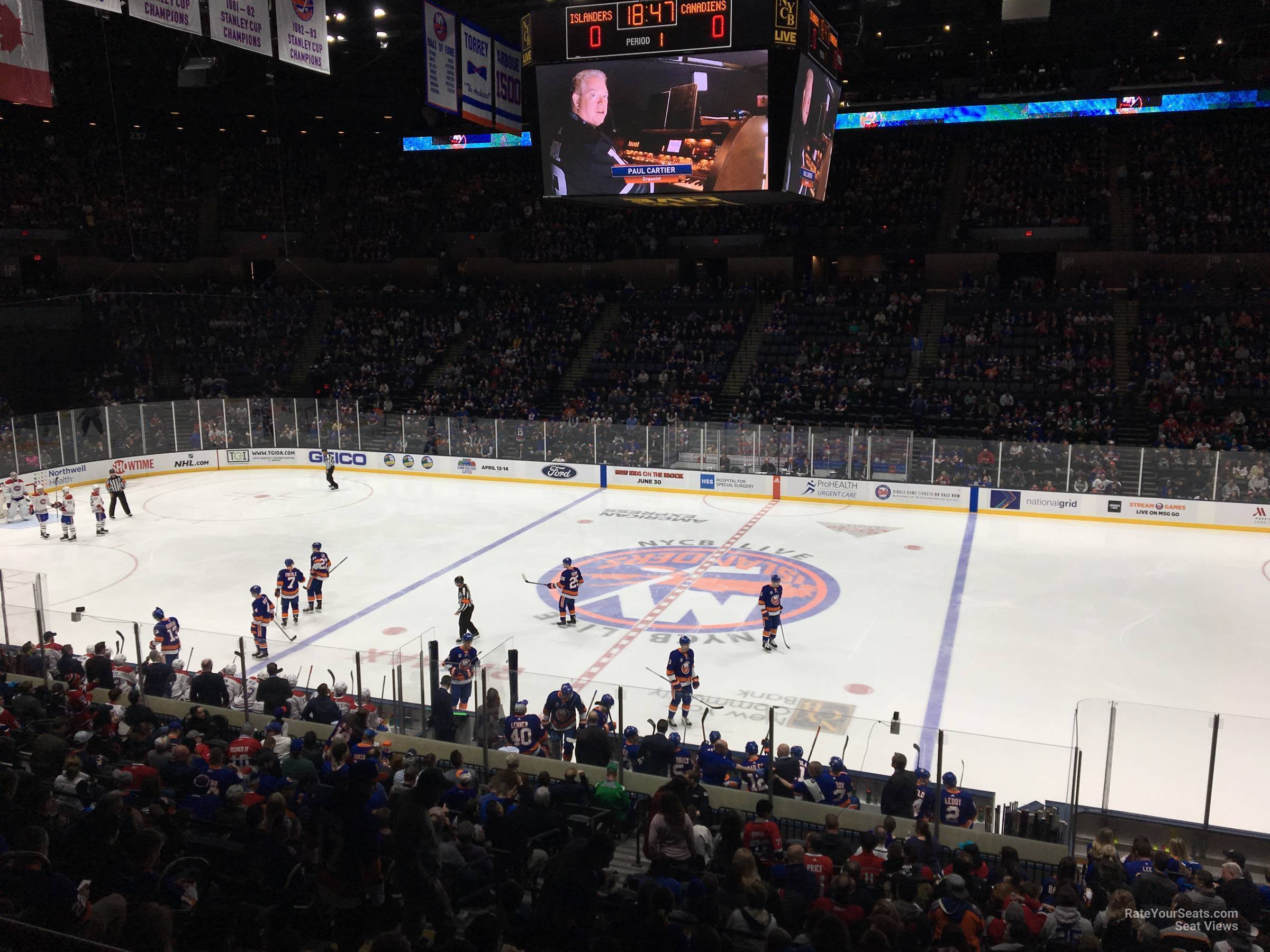 Section 116 at Nassau Coliseum for Hockey - RateYourSeats.com