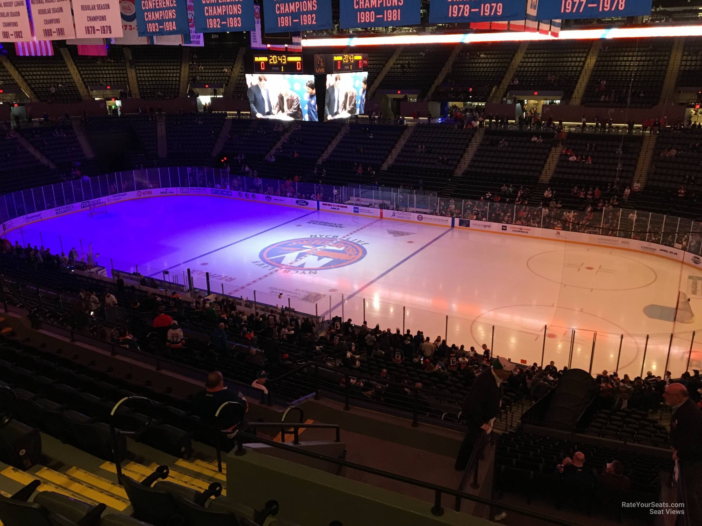 Nassau Coliseum Section 220 Hockey Seating - RateYourSeats.com