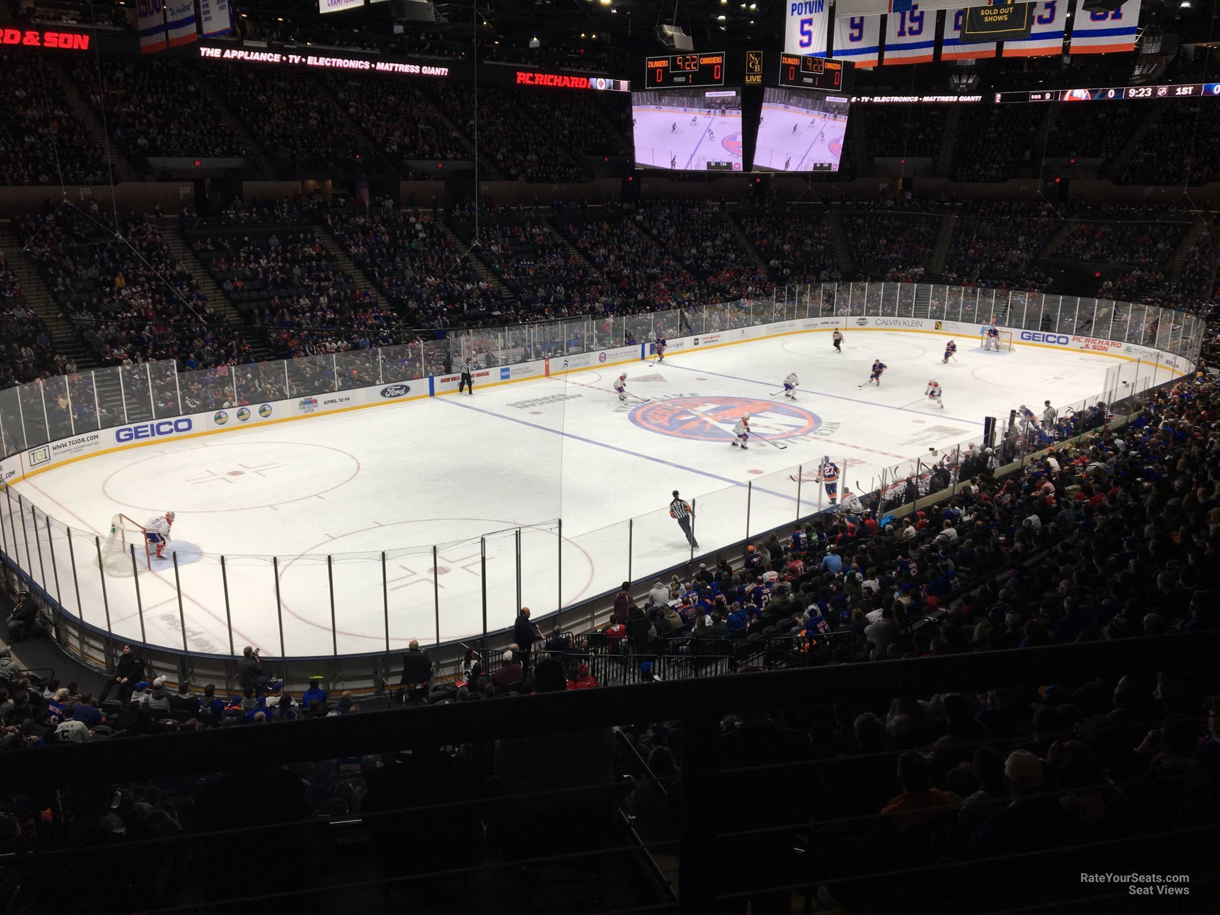 Section 228 at Nassau Coliseum for Hockey - RateYourSeats.com